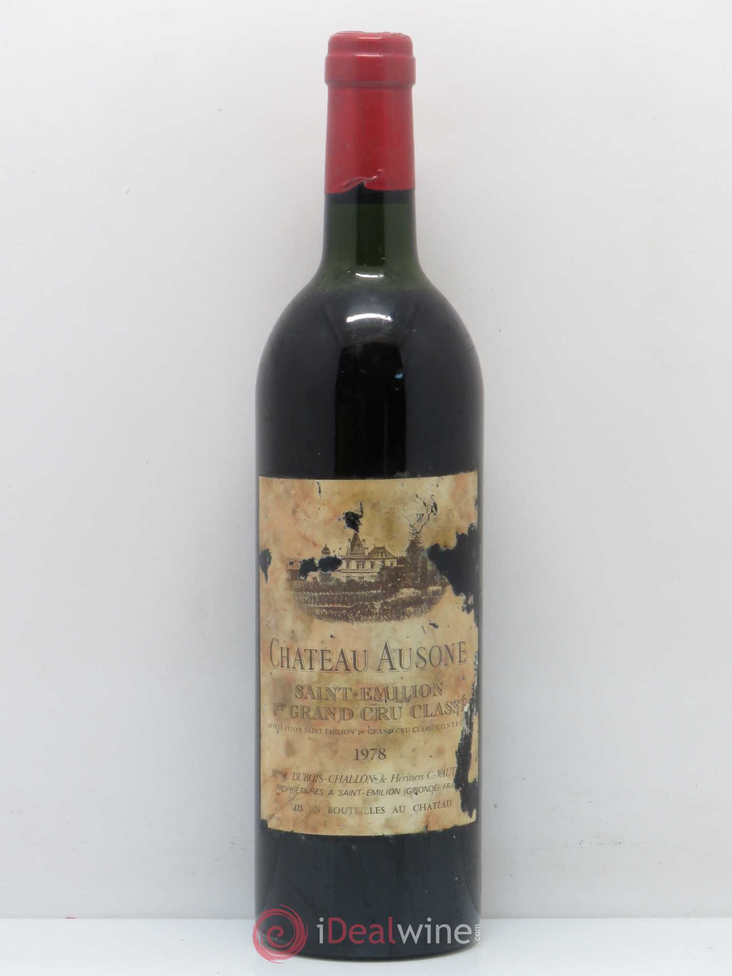 Château Ausone 1er Grand Cru Classé A 1978 - Lot de 1 bouteille - 0