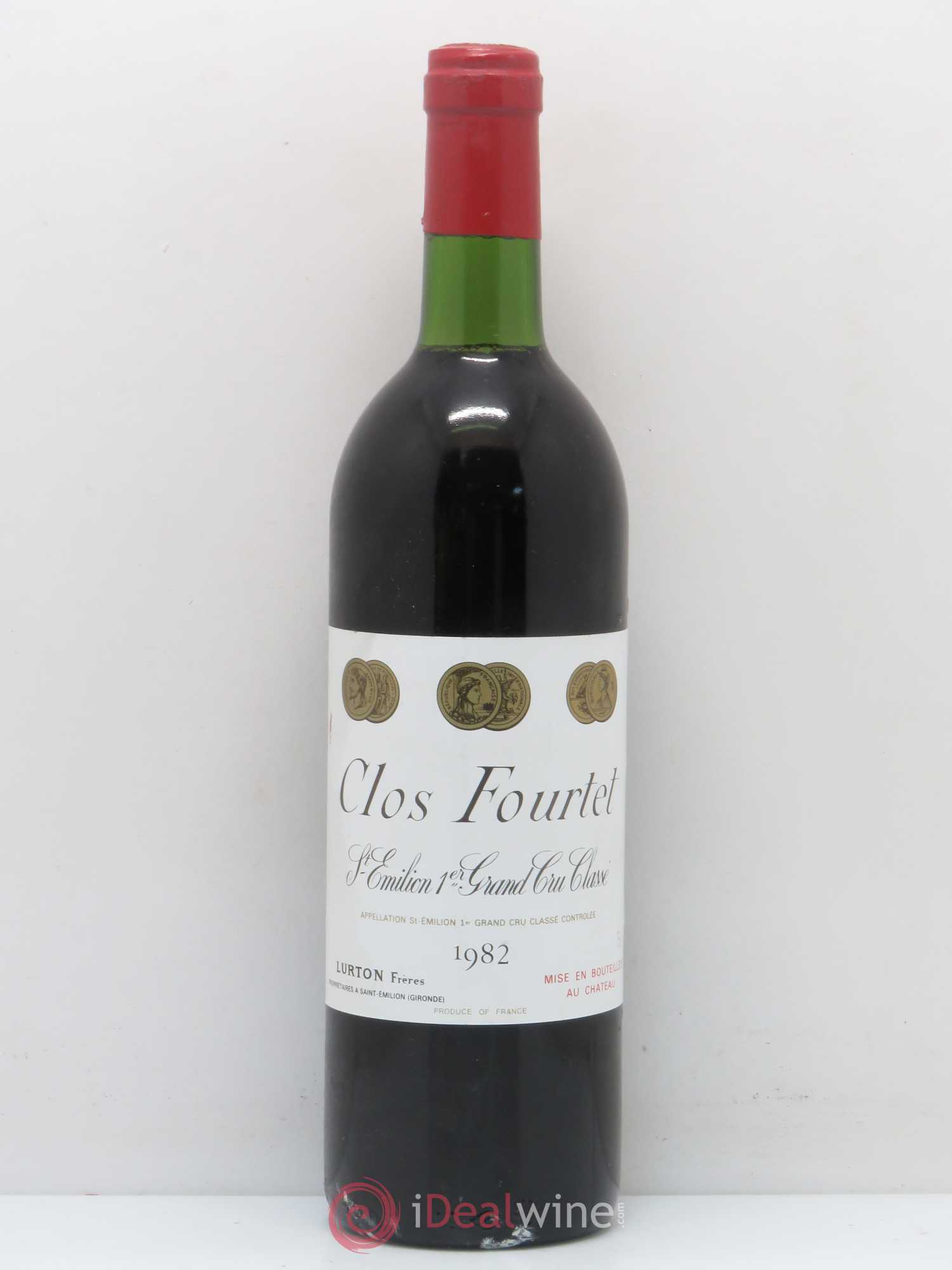 Clos Fourtet 1er Grand Cru Classé B 1982 - Lot de 1 bouteille - 0