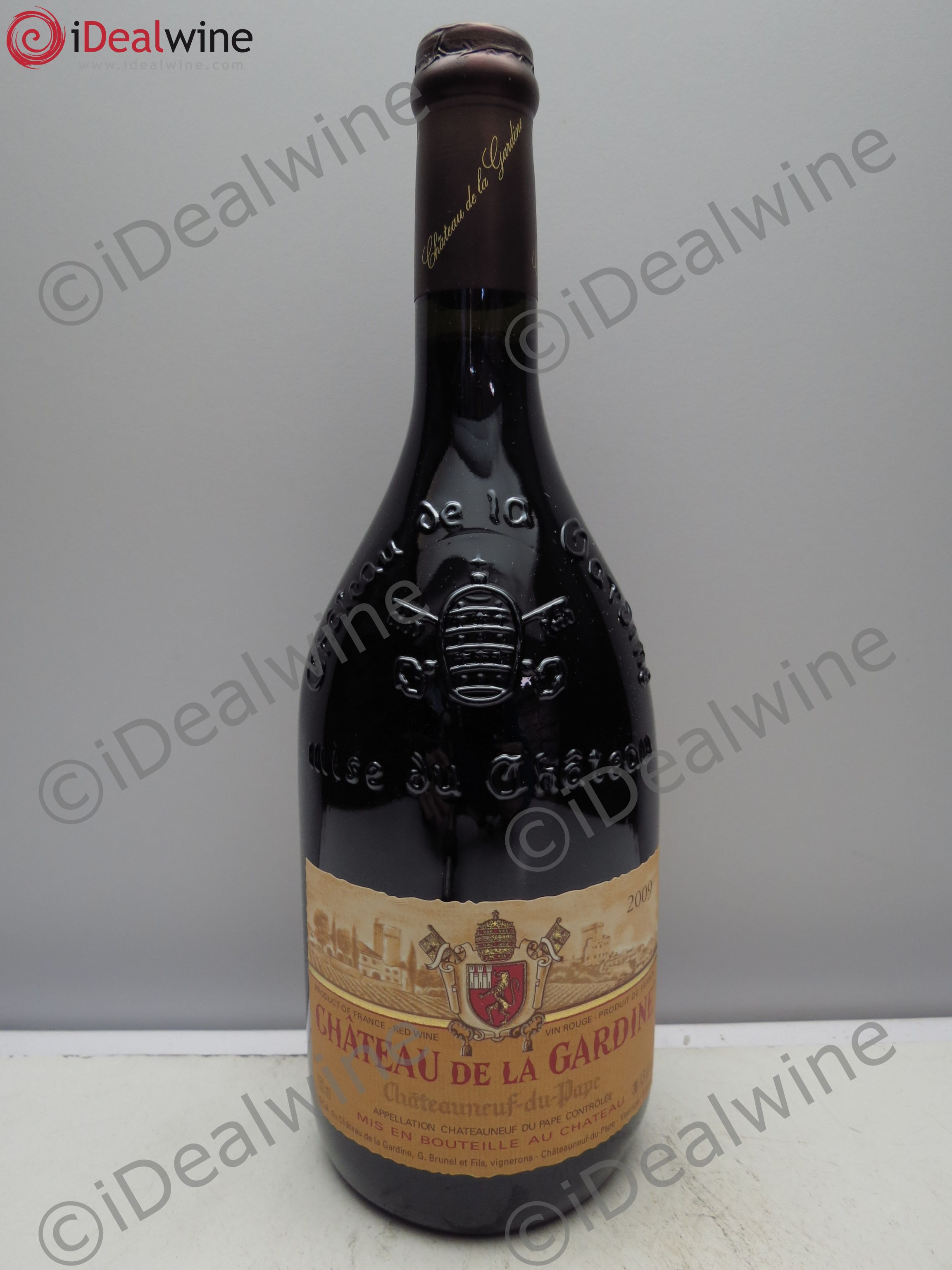 Châteauneuf-du-Pape Château de La Gardine Famille Brunel 2009 - Lot de 6 bouteilles - 0
