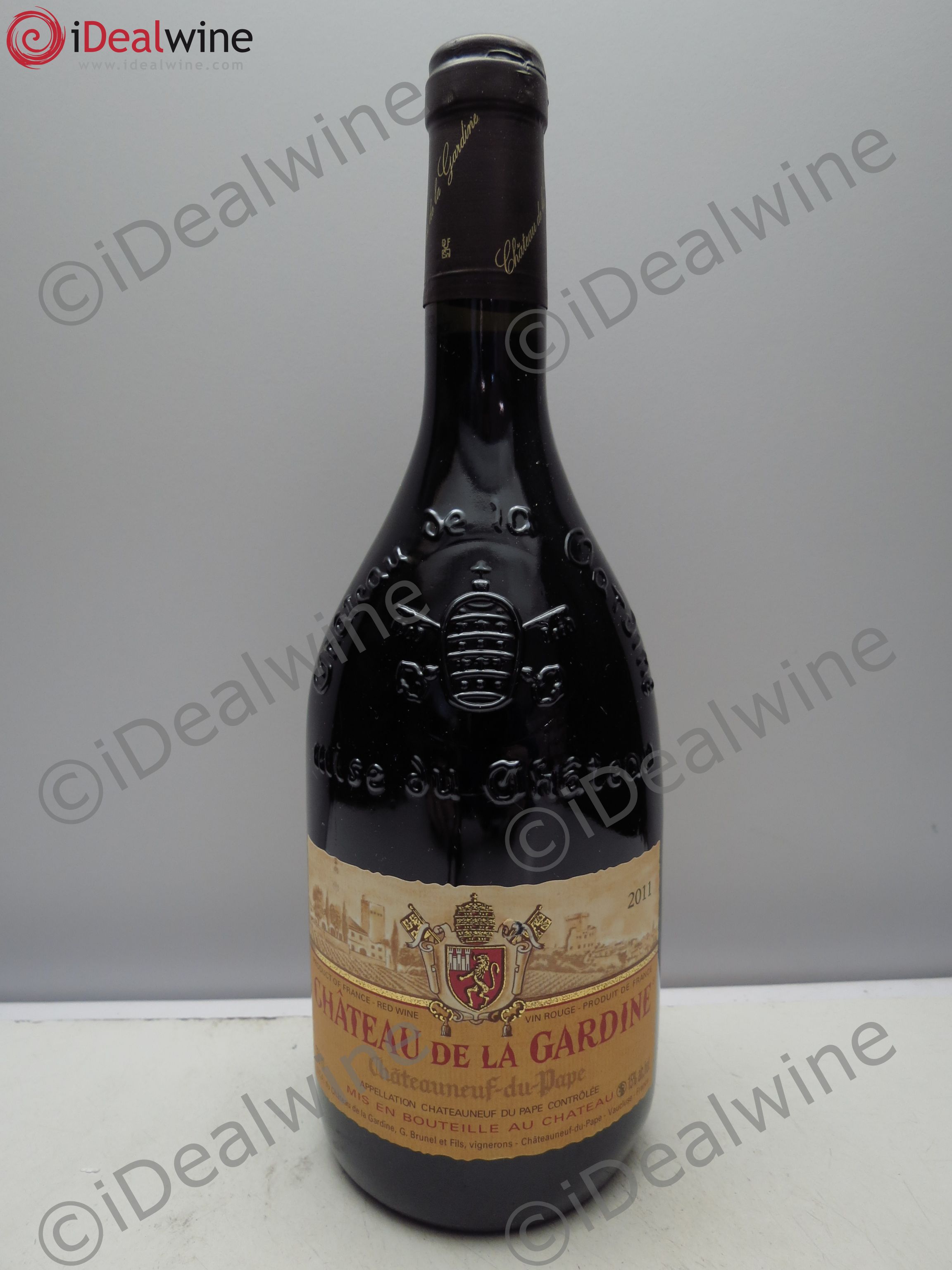 Châteauneuf-du-Pape Château de La Gardine Famille Brunel 2011 - Lot de 6 bouteilles - 0