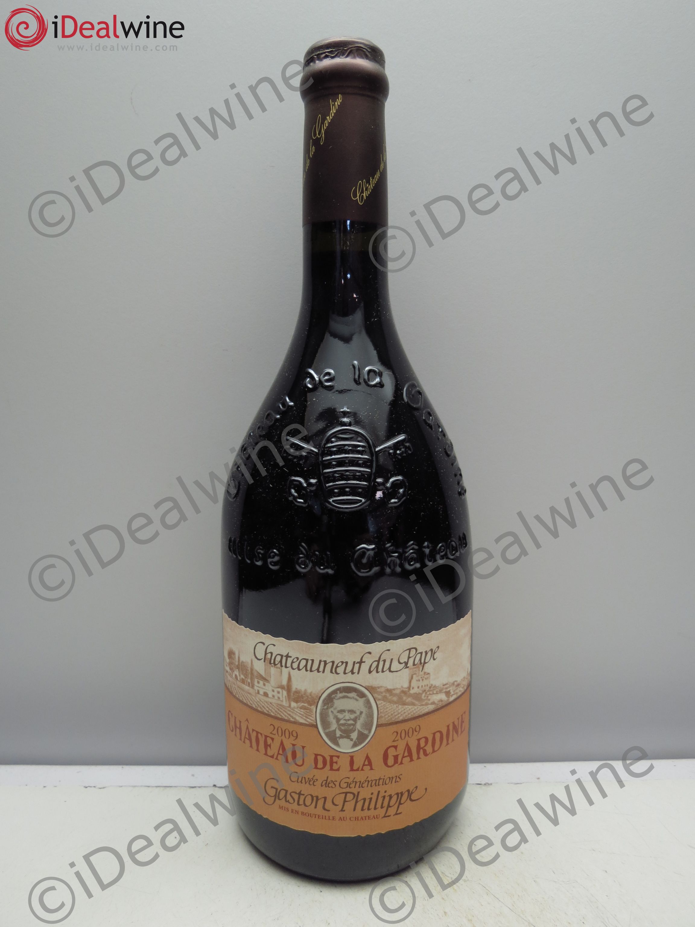 Châteauneuf-du-Pape Château de La Gardine Famille Brunel "Générations GP" (sans prix de réserve / no reserve) 2009 - Lot de 1 bouteille - 0