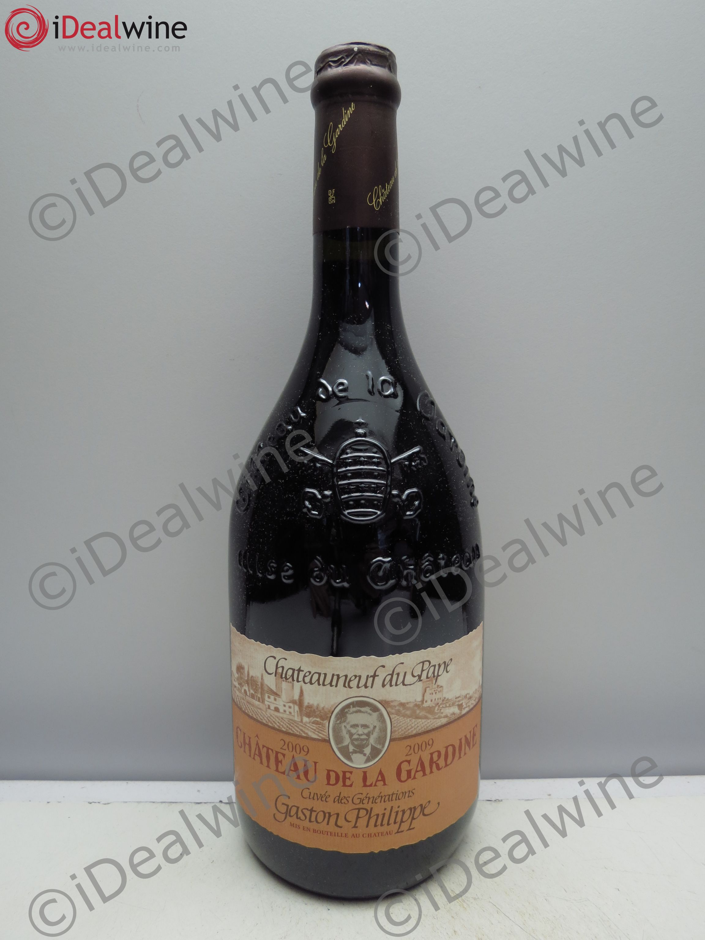 Châteauneuf-du-Pape Château de La Gardine Famille Brunel "Générations GP" (sans prix de réserve / no reserve) 2009 - Lot de 1 bouteille - 0