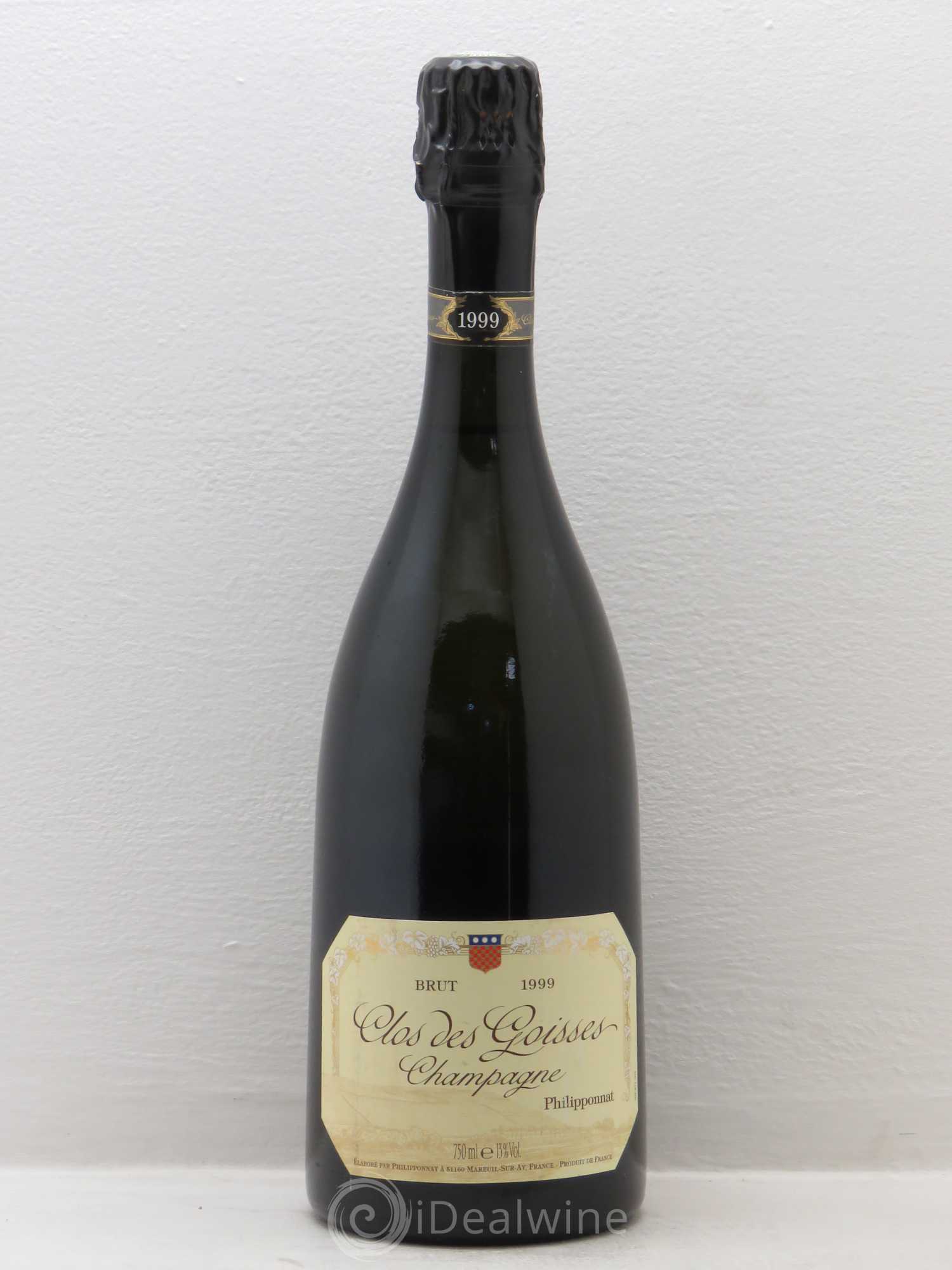 Clos des Goisses Philipponnat 1999 - Lot de 1 bouteille - 0
