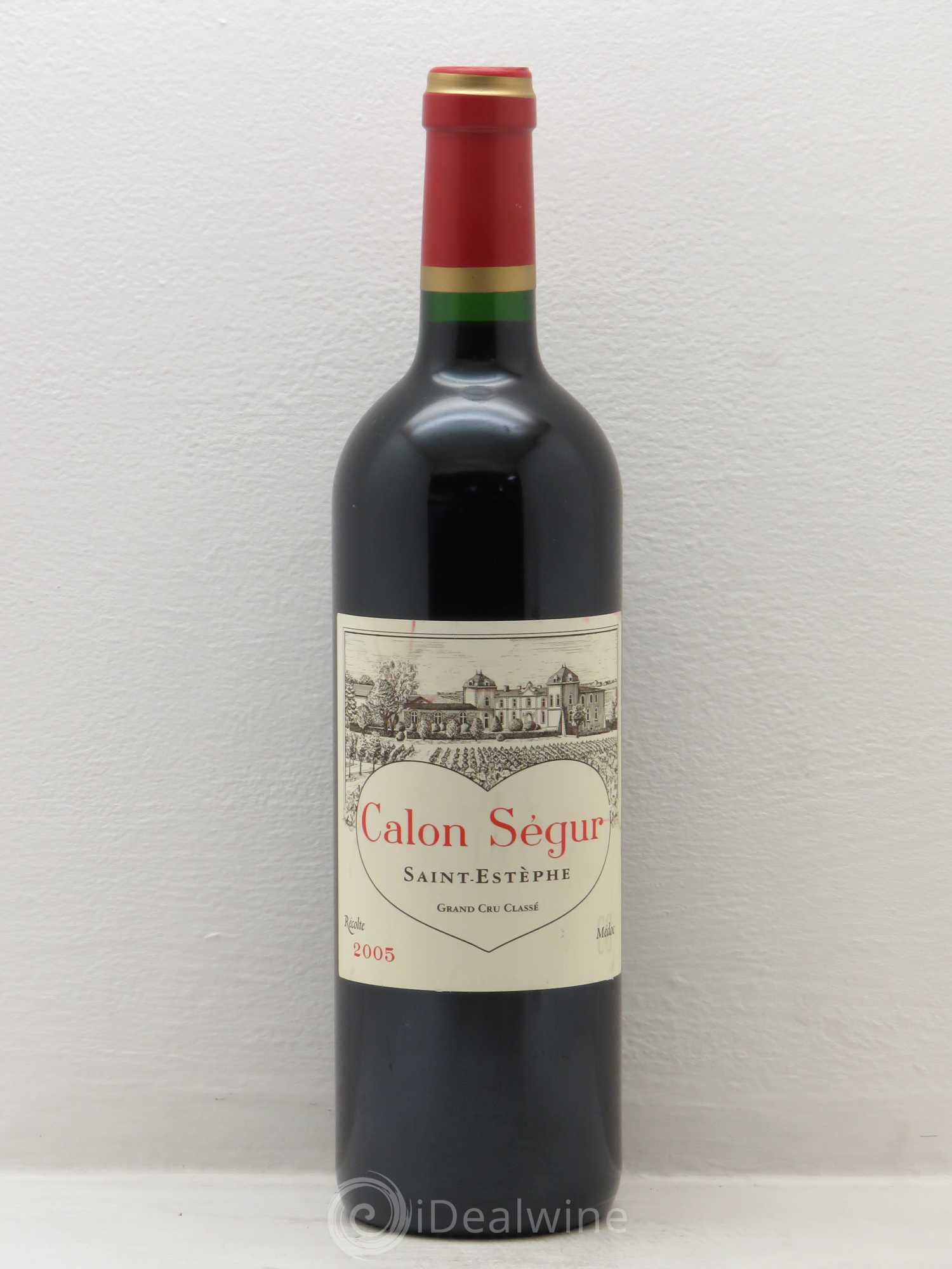 Château Calon Ségur 3ème Grand Cru Classé 2005 - Lot de 1 bouteille - 0