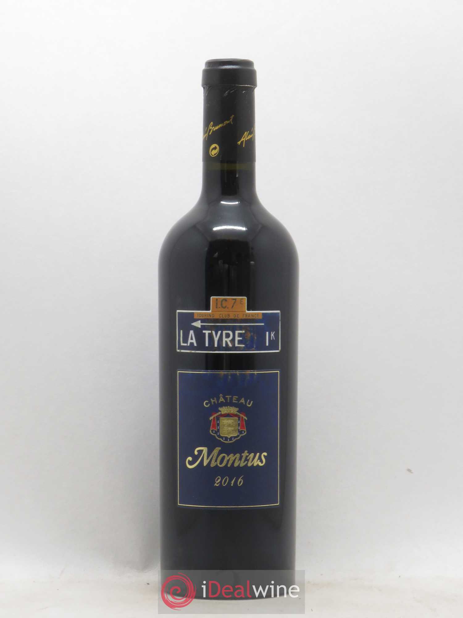Madiran Château Montus-La Tyre Alain Brumont 2016 - Lot de 1 bouteille - 0