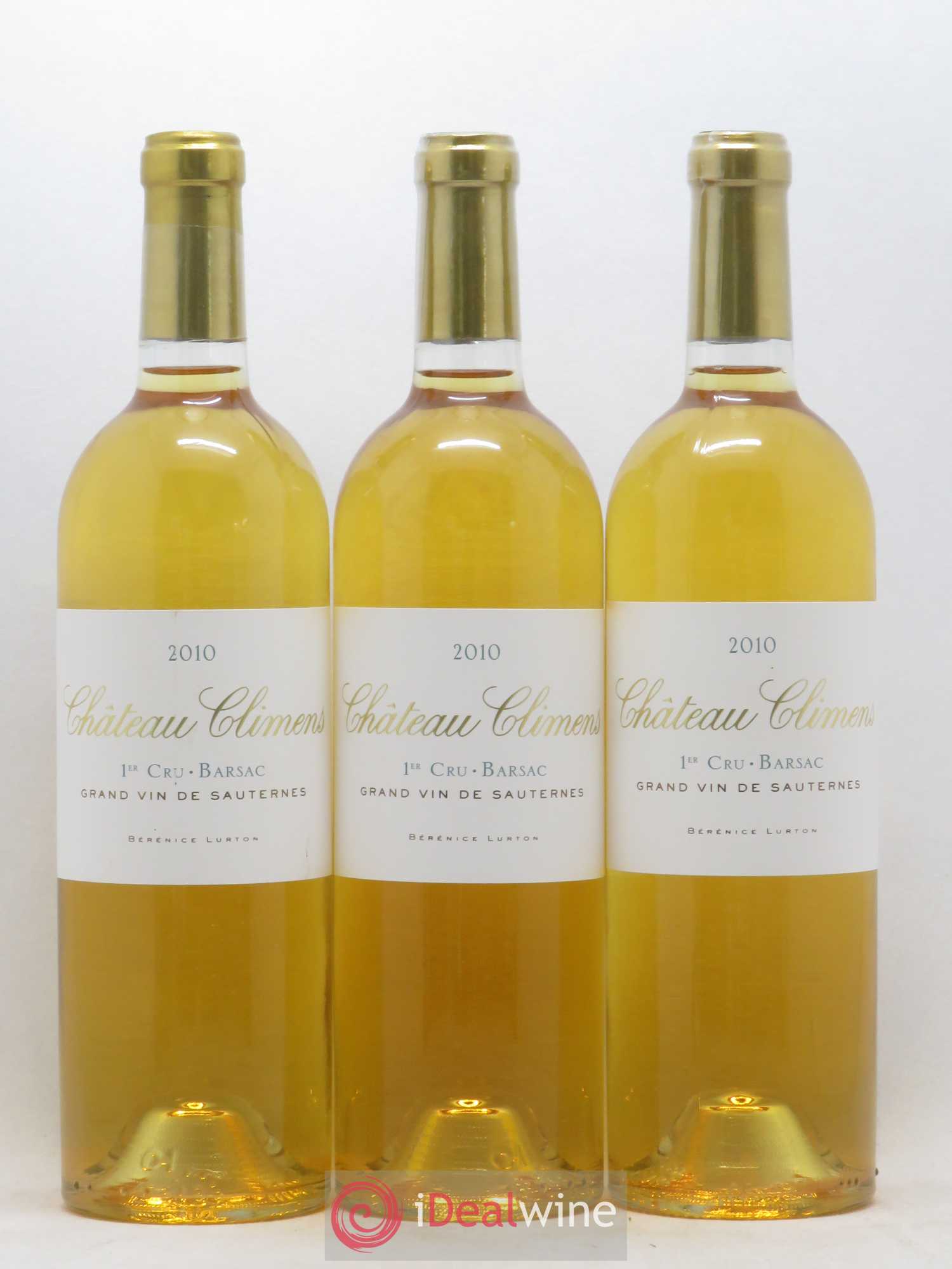 Château Climens 1er Grand Cru Classé 2010 - Lotto di 3 bottiglie - 0