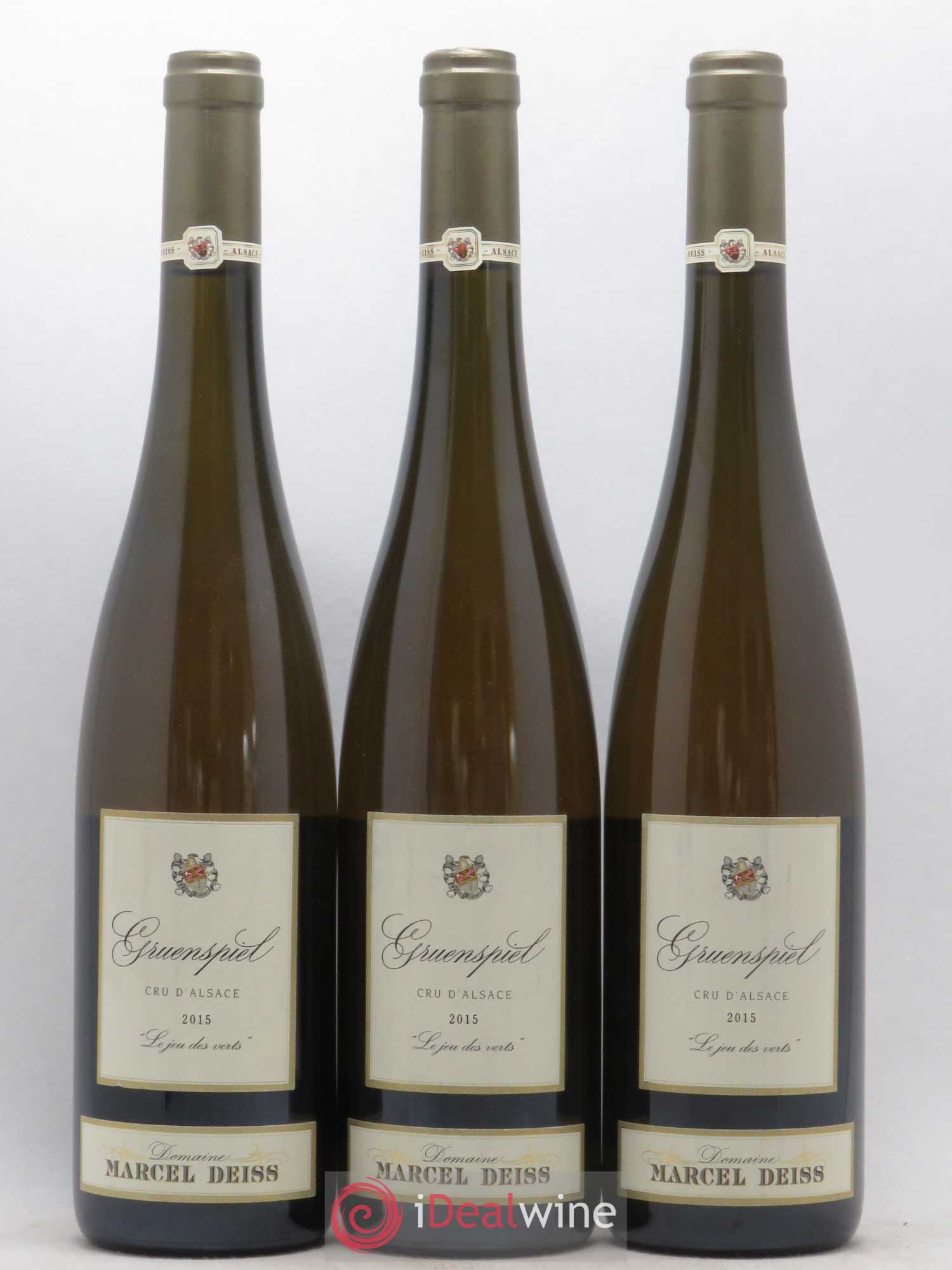 Alsace Gruenspiel Marcel Deiss (Domaine) 2015 - Lot de 3 bouteilles - 0