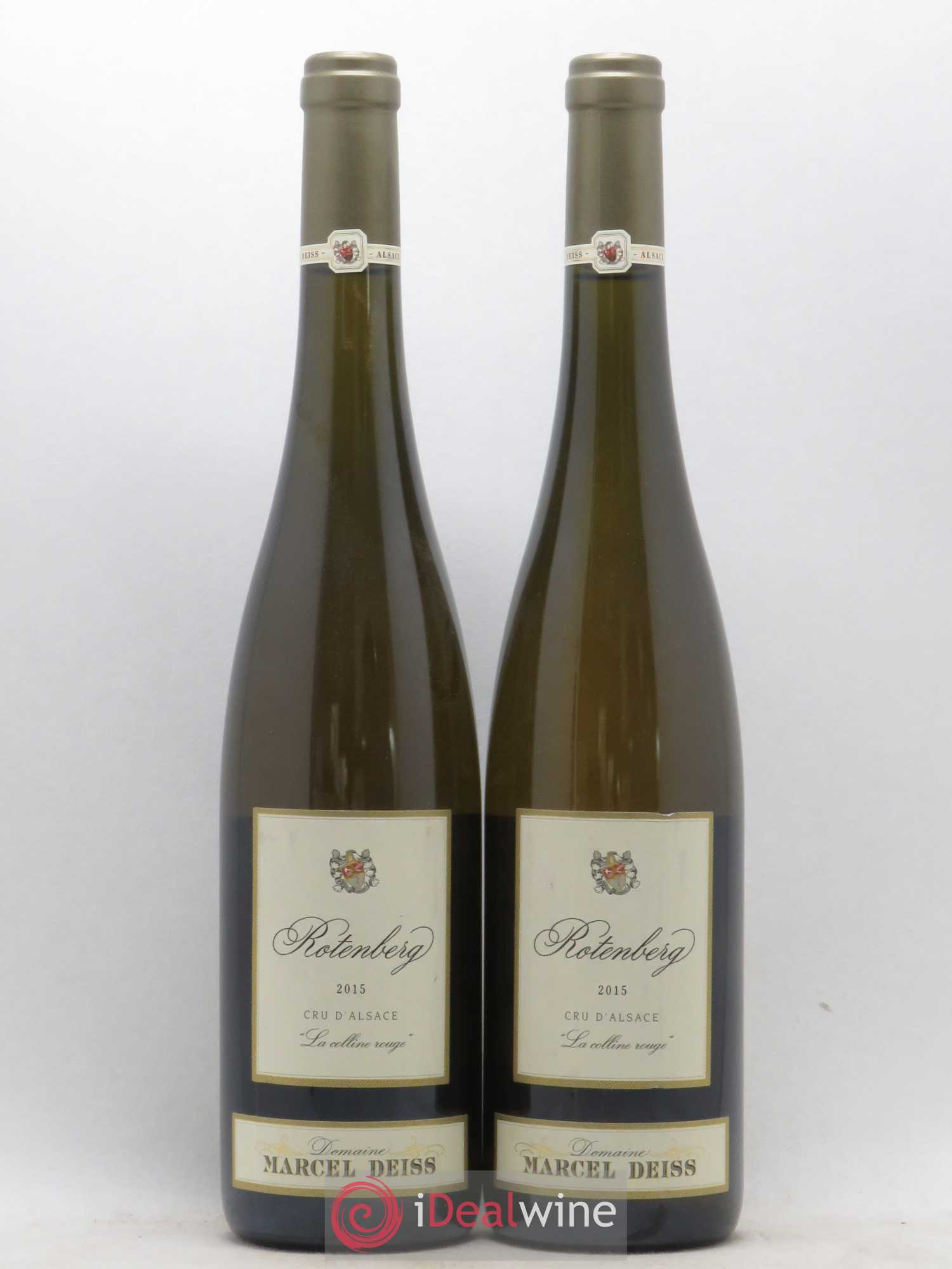 Alsace Rotenberg La Colline rouge Marcel Deiss (Domaine) 2015 - Lot de 2 bouteilles - 0