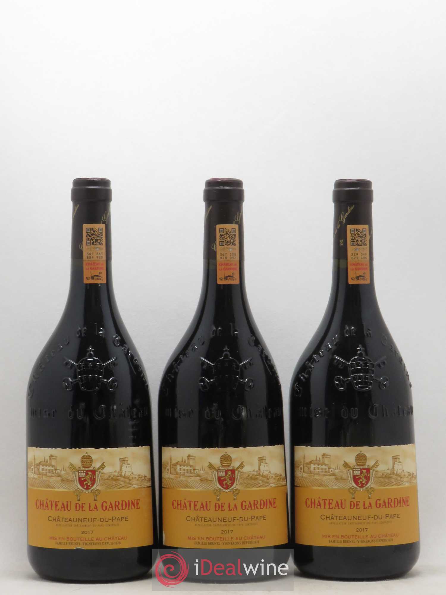 Châteauneuf-du-Pape Château de La Gardine Famille Brunel 2017 - Lot de 6 bouteilles - 2