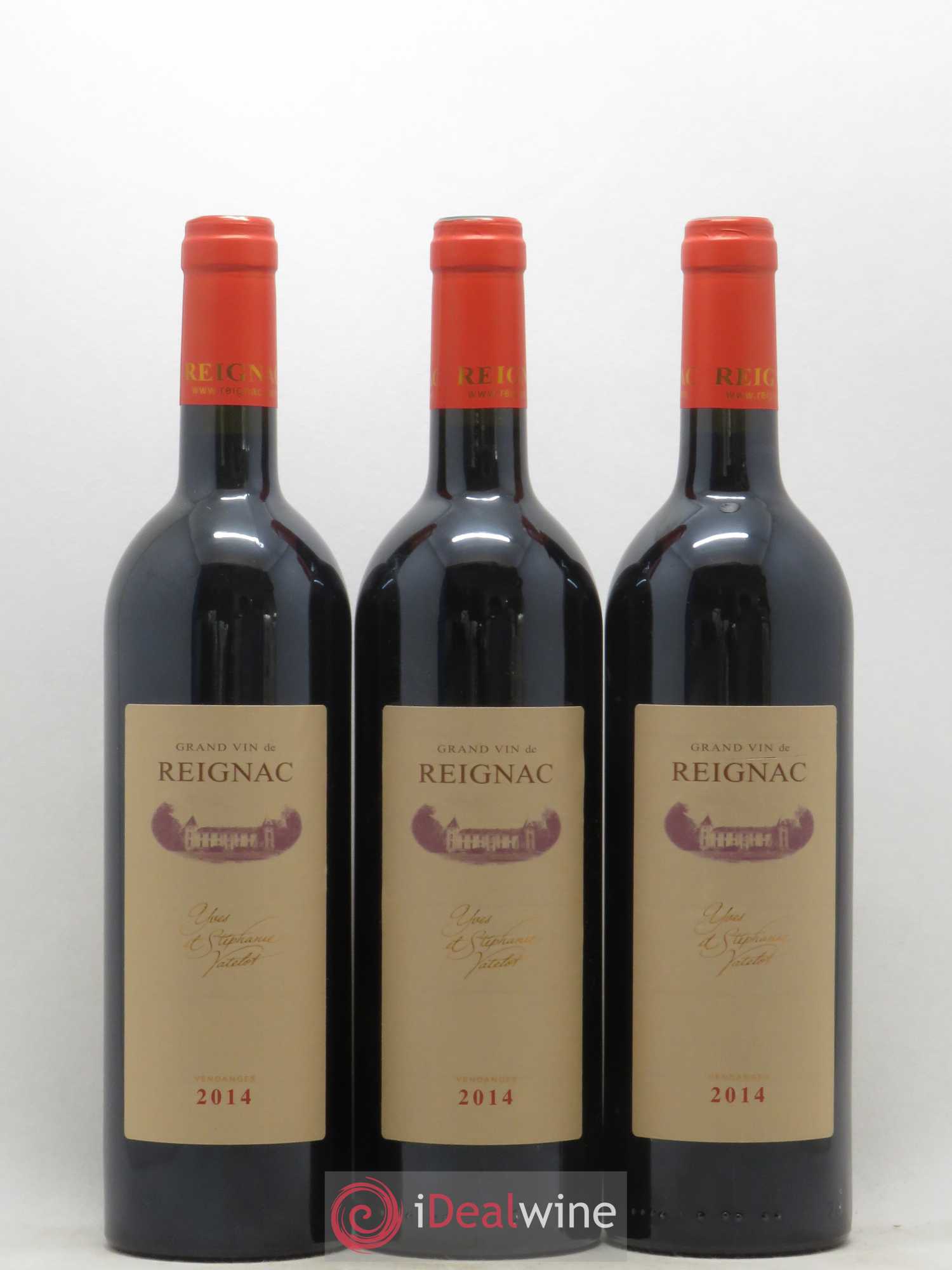 Château de Reignac Second Vin (sans prix de réserve) 2014 - Lot de 3 bouteilles - 0