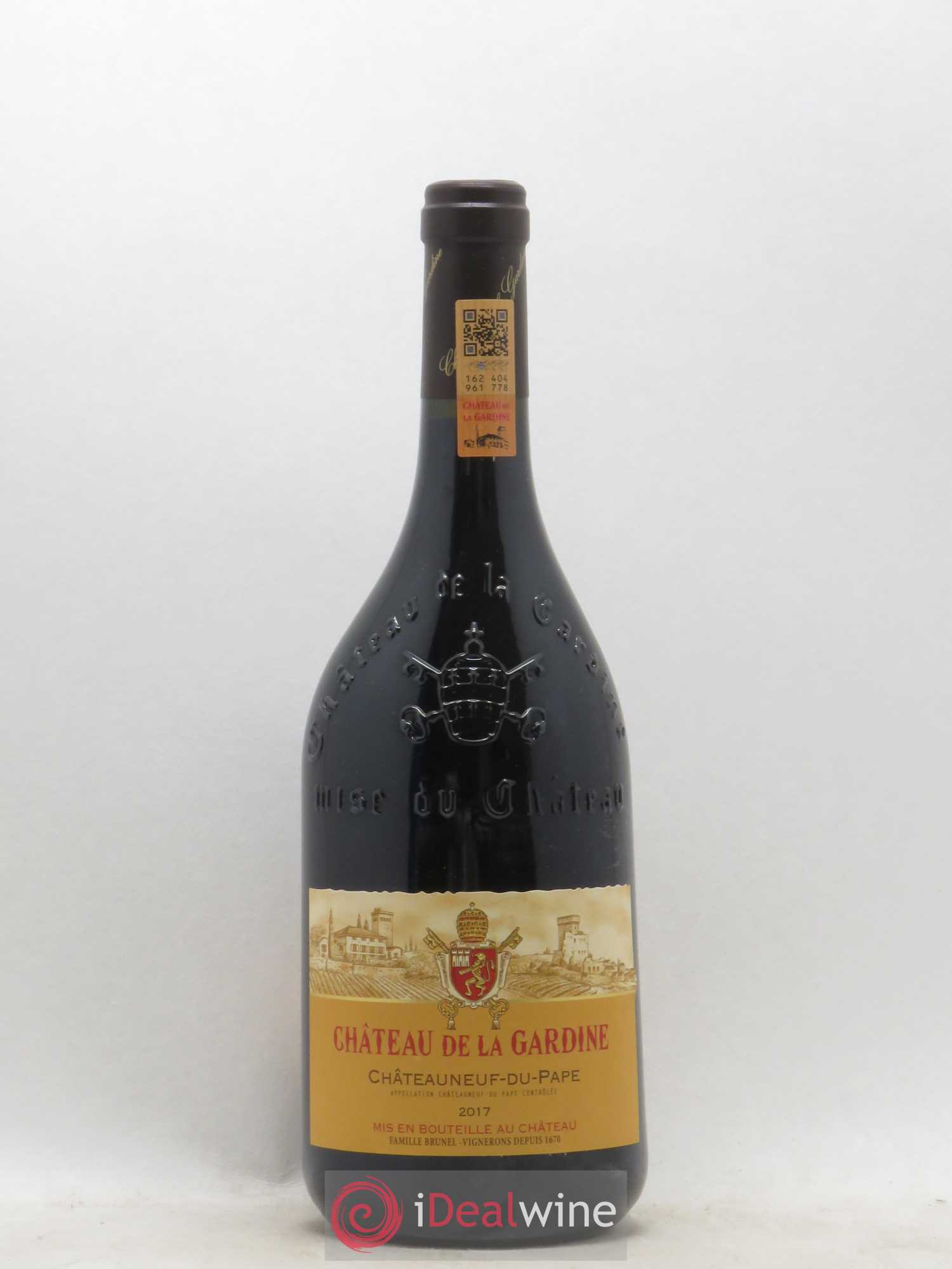 Châteauneuf-du-Pape Château de La Gardine Famille Brunel 2017 - Lot de 1 bouteille - 0