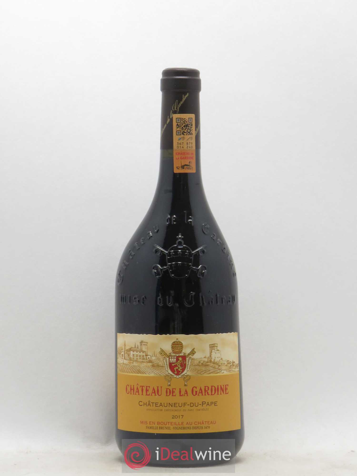 Châteauneuf-du-Pape Château de La Gardine Famille Brunel 2017 - Lot de 1 bouteille - 0
