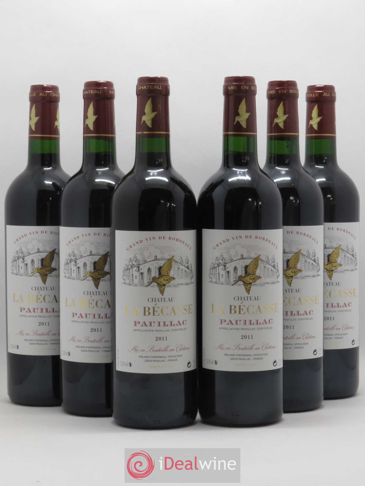 Château la Bécasse 2011 - Lot de 6 bouteilles - 0