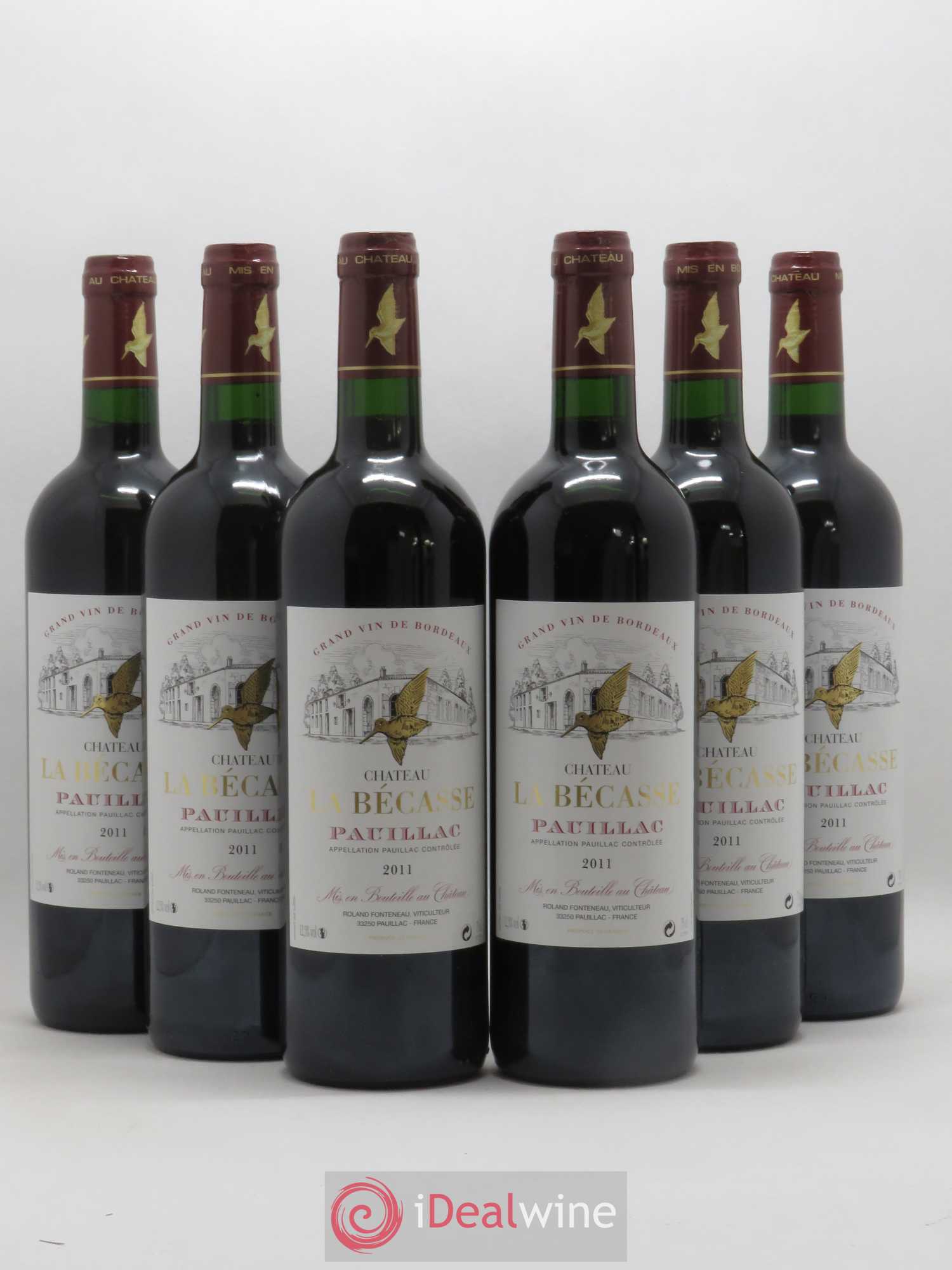 Château la Bécasse 2011 - Lot de 6 bouteilles - 0