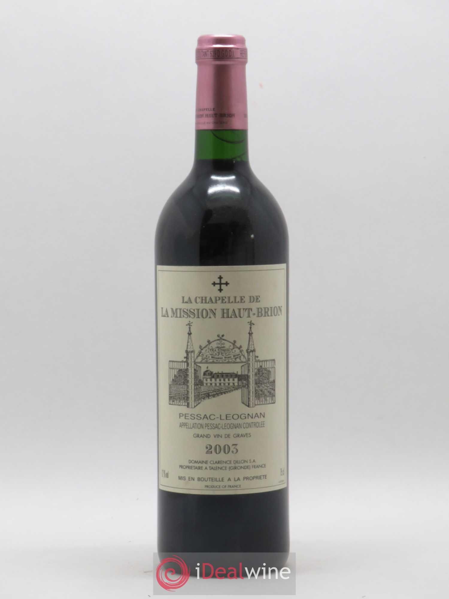 La Chapelle de La Mission Haut-Brion Second Vin 2003 - Lot de 1 bouteille - 0
