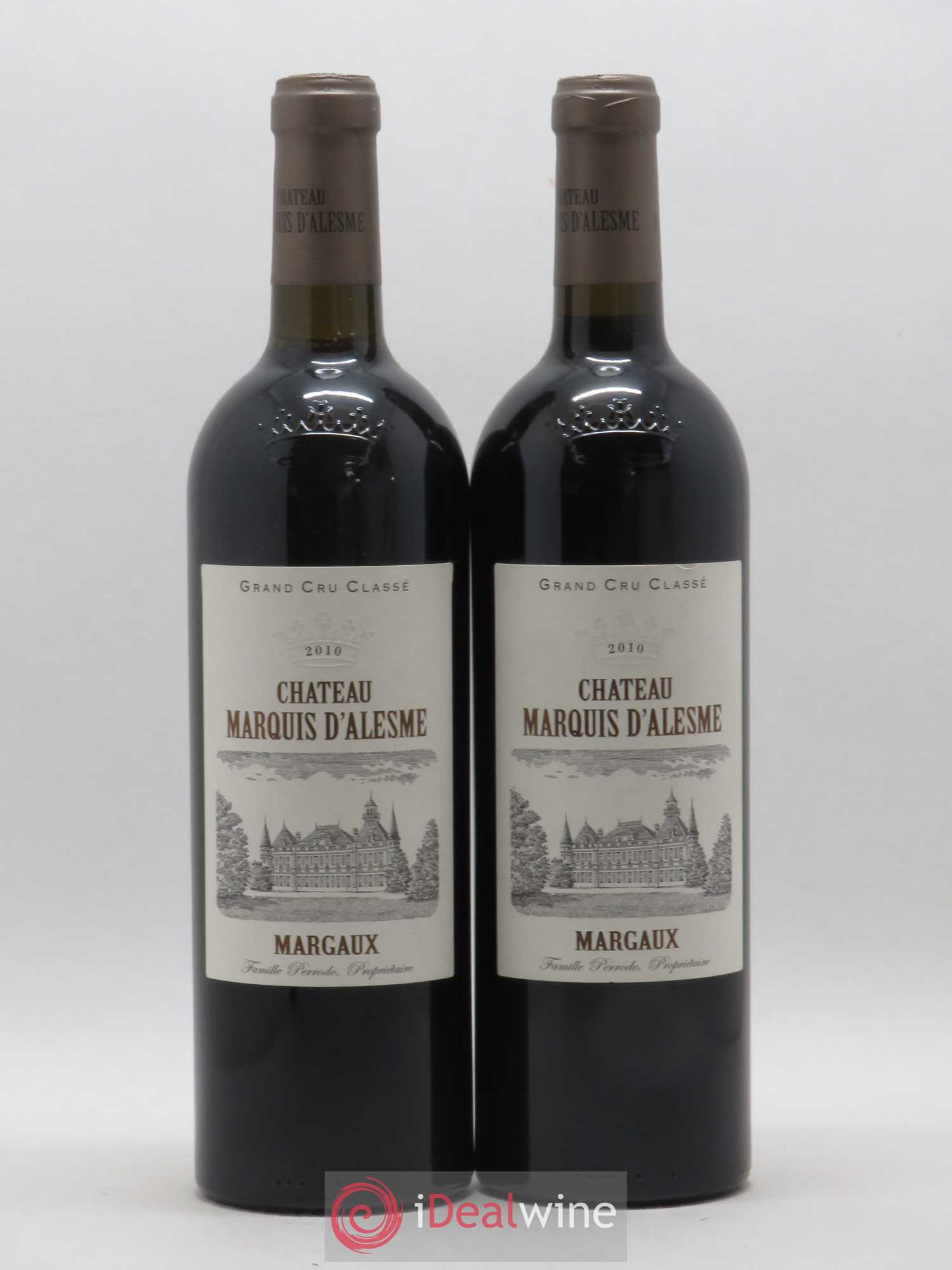 Château Marquis d'Alesme 2010 - Lot de 2 bouteilles - 0