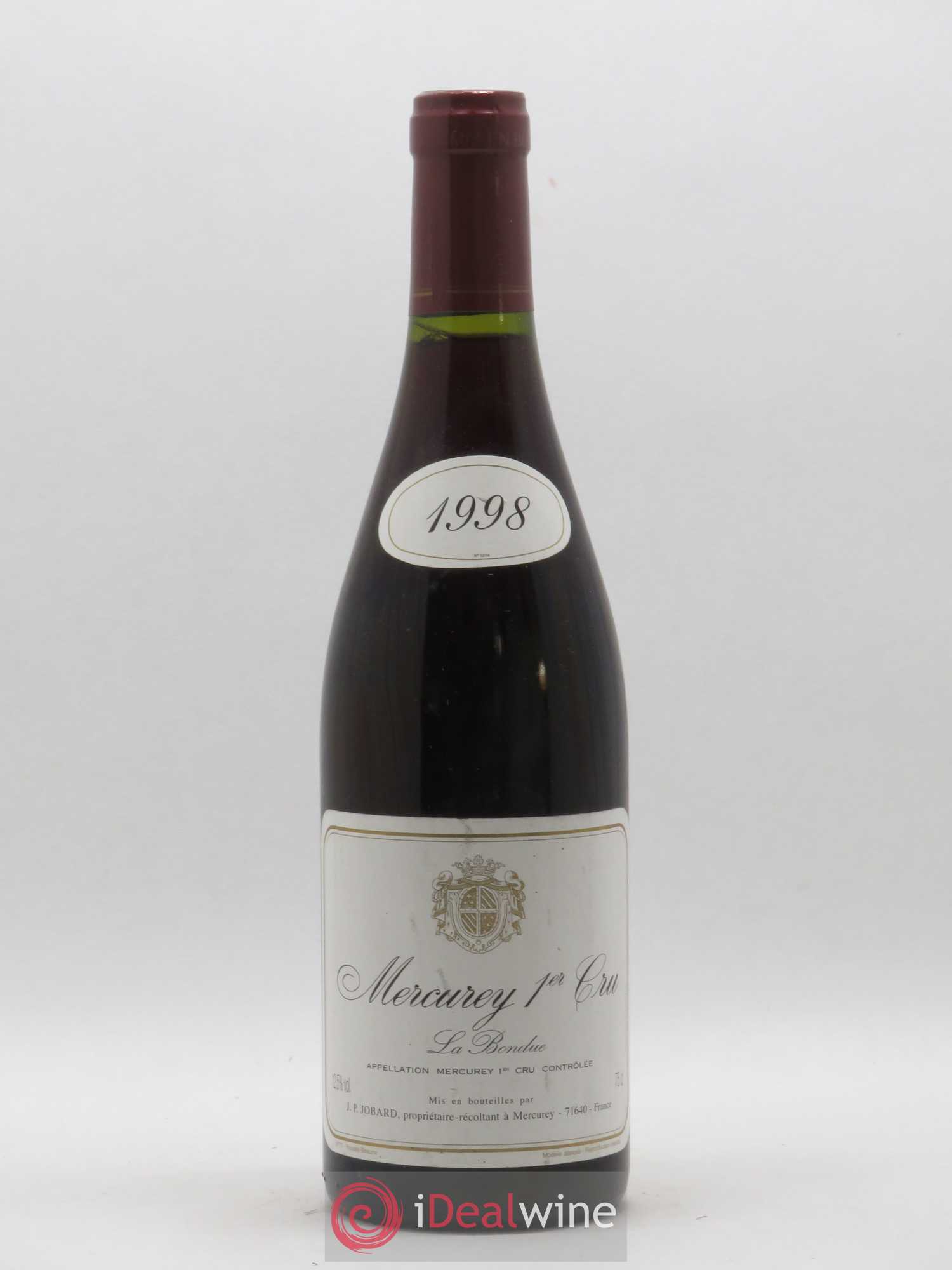 Mercurey 1er Cru La Bondue JP Jobard 1998 - Posten von 1 Flasche - 0