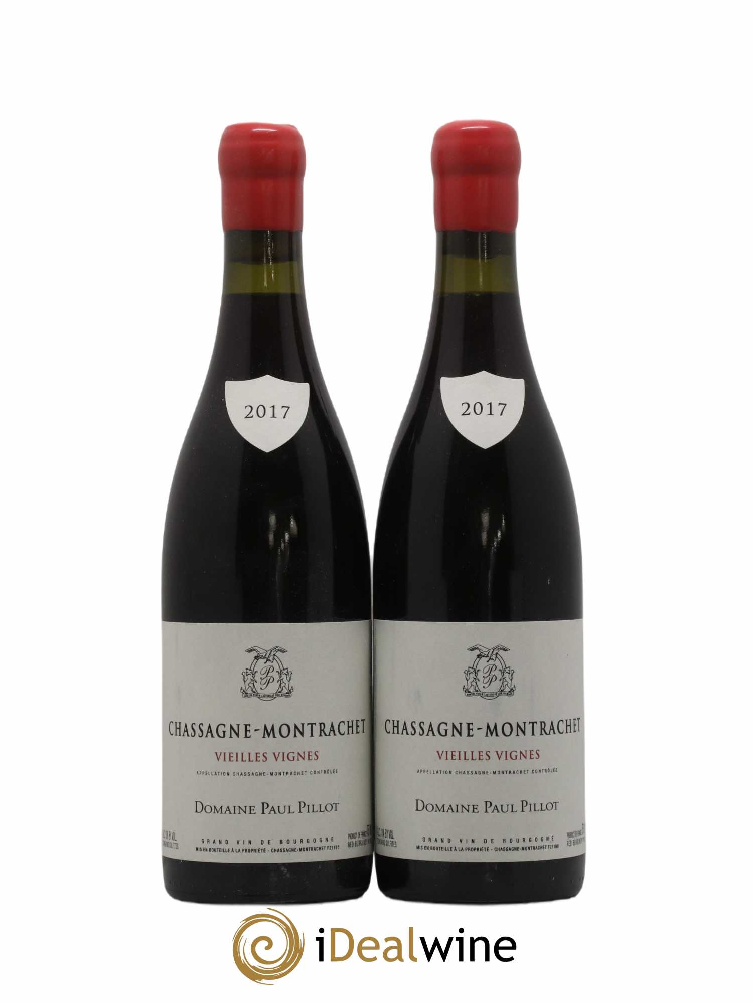 Chassagne-Montrachet Vieilles Vignes Paul Pillot (Domaine) 2017 - Lot de 2 bouteilles - 0