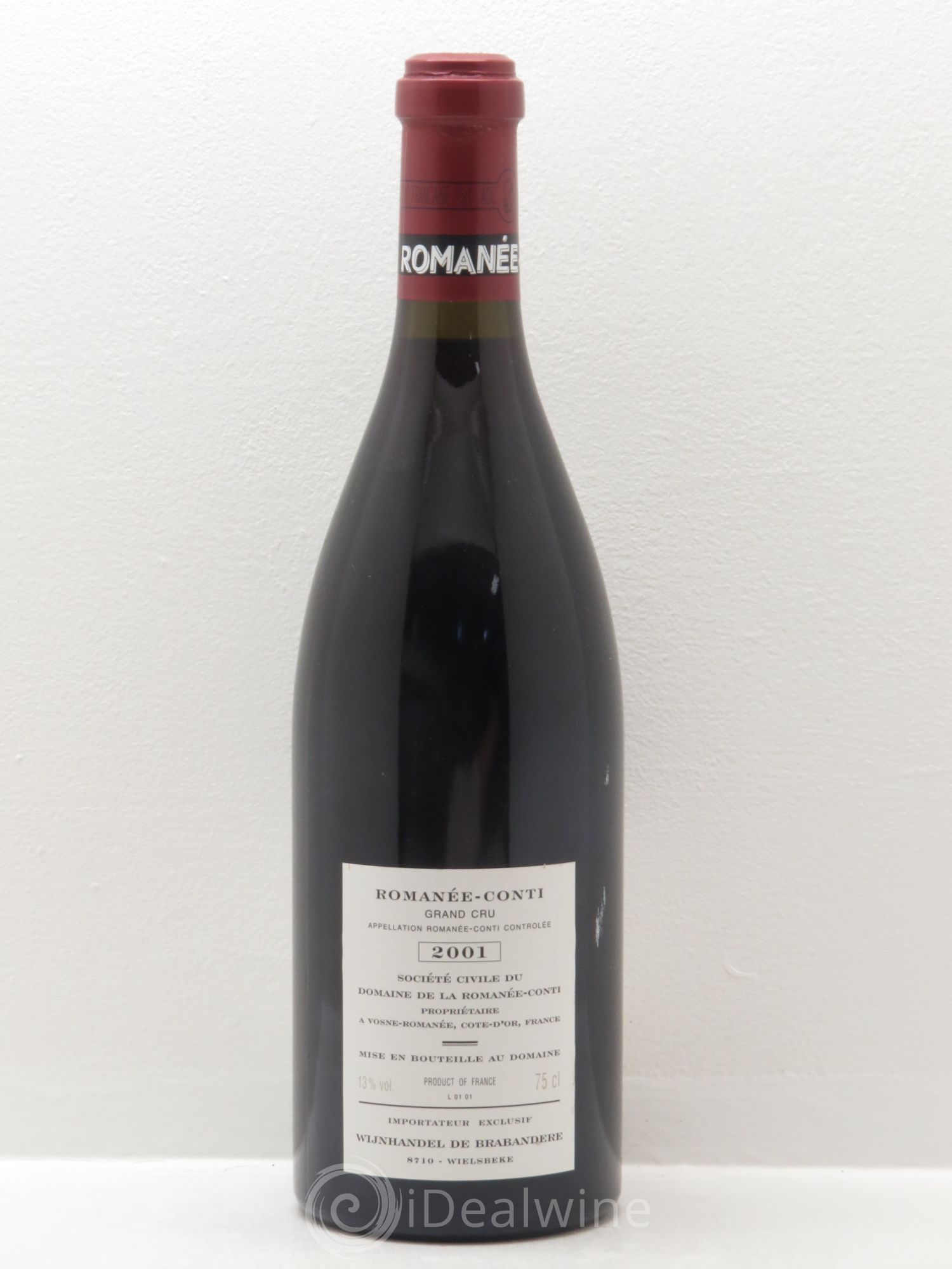 Romanée-Conti Grand Cru Domaine de la Romanée-Conti 2001 - Lot de 1 bouteille - 1