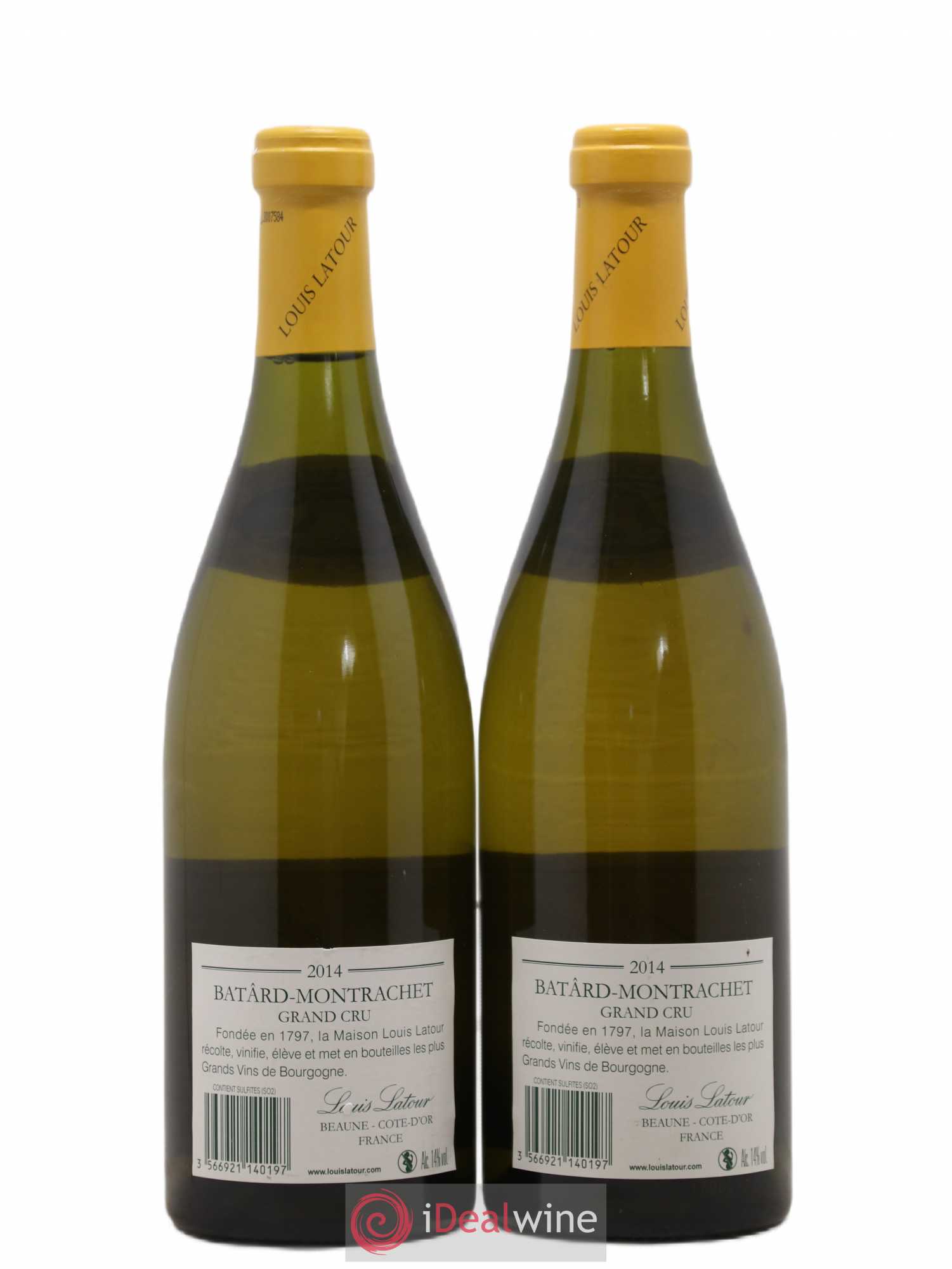 Bâtard-Montrachet Grand Cru Louis Latour 2014 - Lot de 2 bouteilles - 1