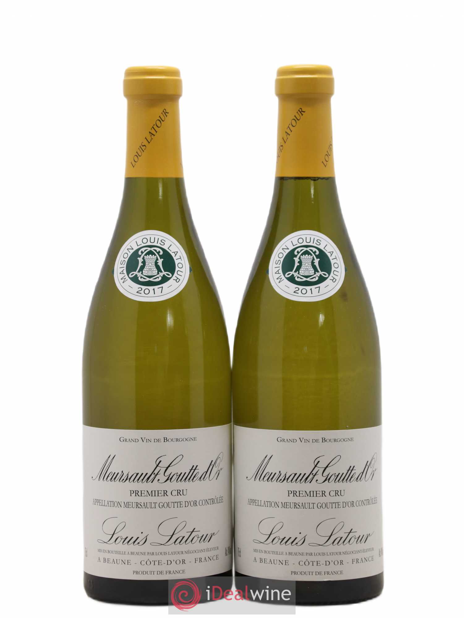 Meursault 1er Cru Goutte d'or Louis Latour 2017 - Lot de 2 bouteilles - 0