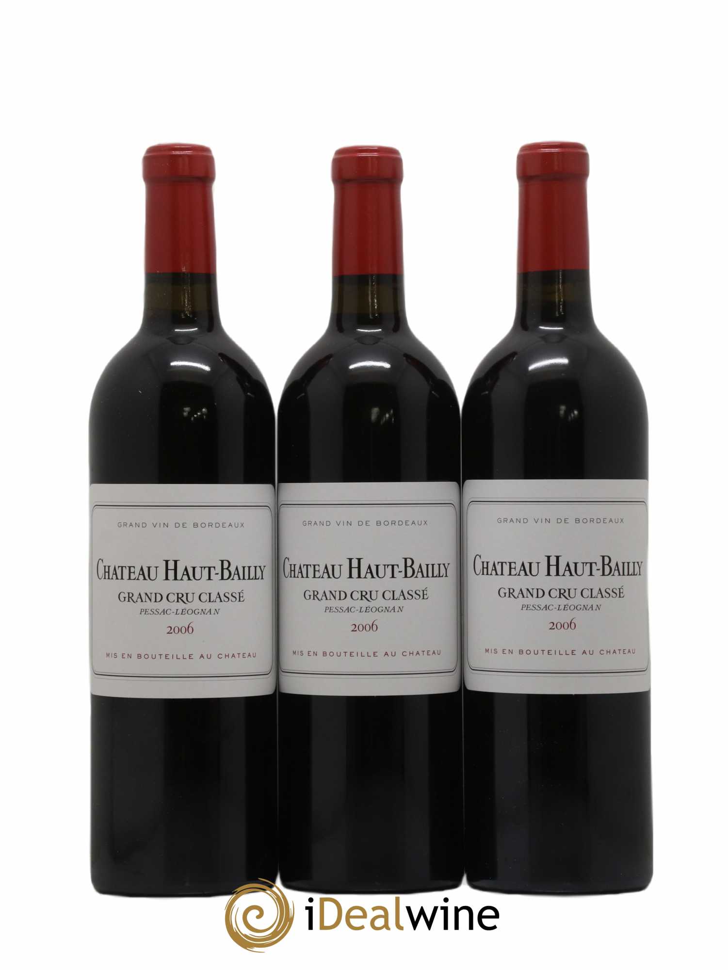 Château Haut-Bailly Cru Classé de Graves 2006 - Lot de 12 bouteilles - 1