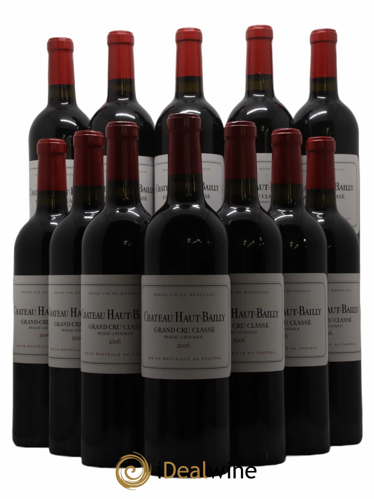 Château Haut-Bailly Cru Classé de Graves 2006 - Lot de 12 bouteilles - 0