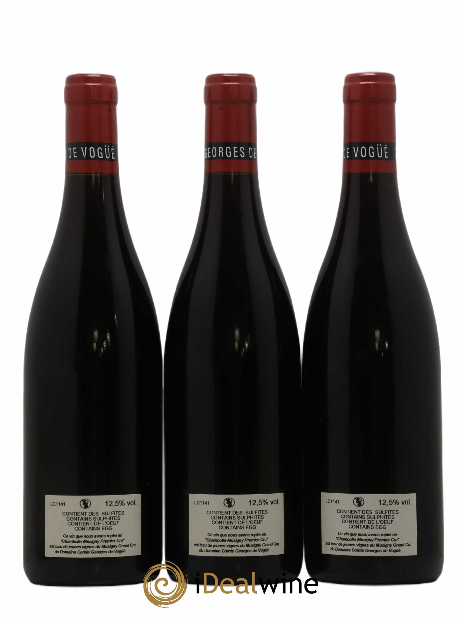 Chambolle-Musigny 1er Cru Comte Georges de Vogüé 2014 - Lot de 3 bouteilles - 1