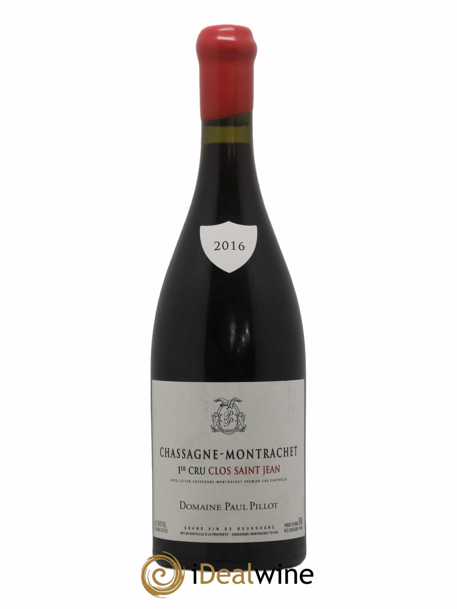 Chassagne-Montrachet 1er Cru Clos Saint-Jean Paul Pillot (Domaine) 2016 - Lot de 1 bouteille - 0