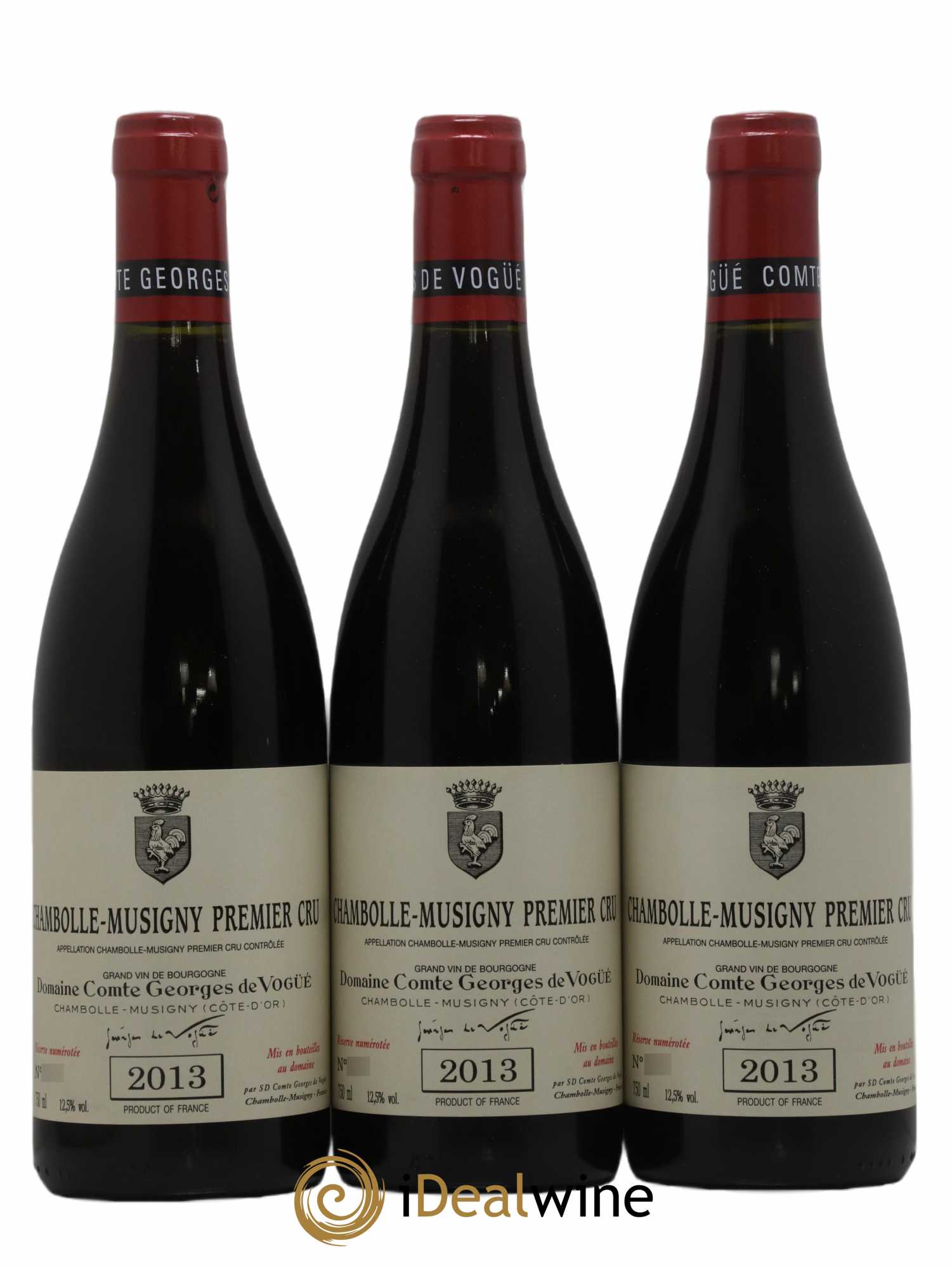 Chambolle-Musigny 1er Cru Comte Georges de Vogüé 2013 - Lot de 3 bouteilles - 0