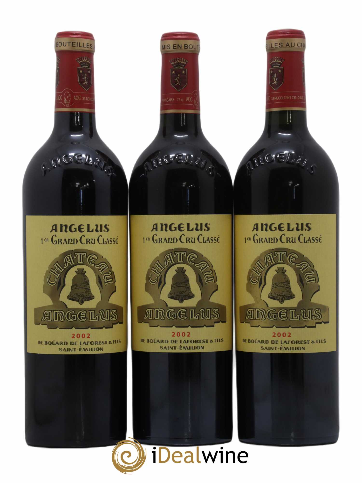 Château Angélus 1er Grand Cru Classé A 2002 - Lot de 6 bouteilles - 3