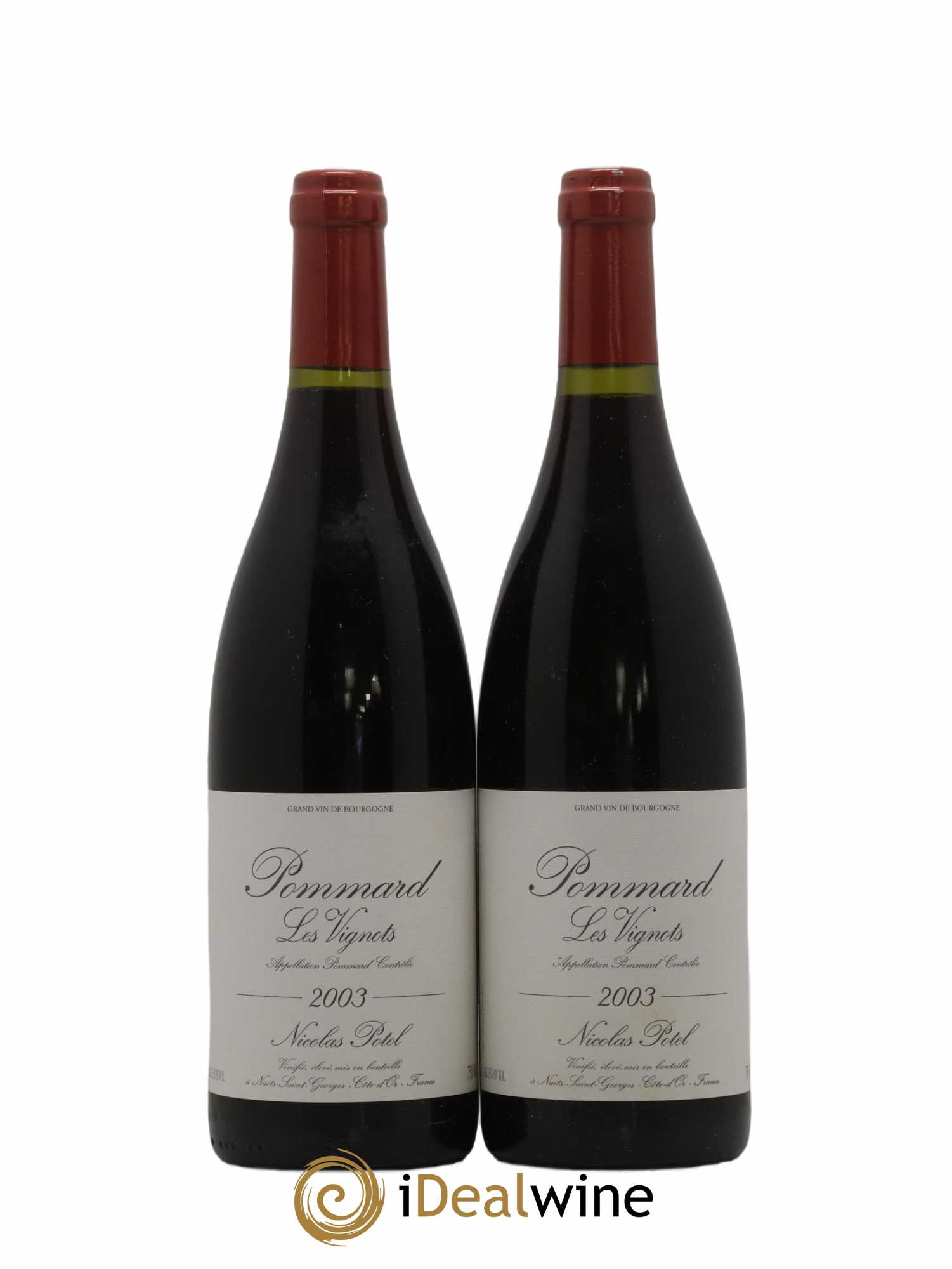 Pommard Les Vignots Nicolas Potel 2003 - Posten von 2 Flaschen - 0