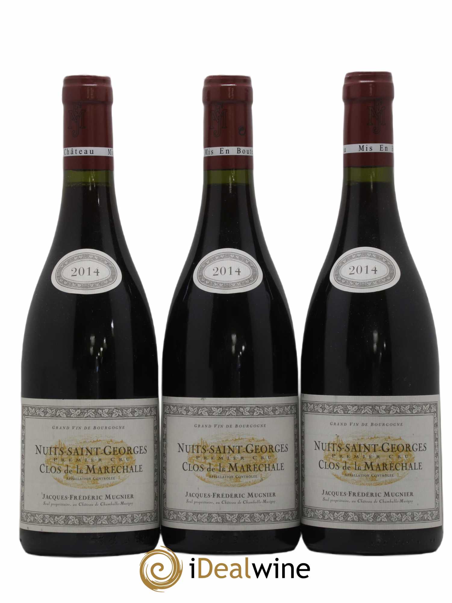 Nuits-Saint-Georges 1er Cru Clos de La Maréchale Jacques-Frédéric Mugnier 2014 - Lot de 3 bouteilles - 0