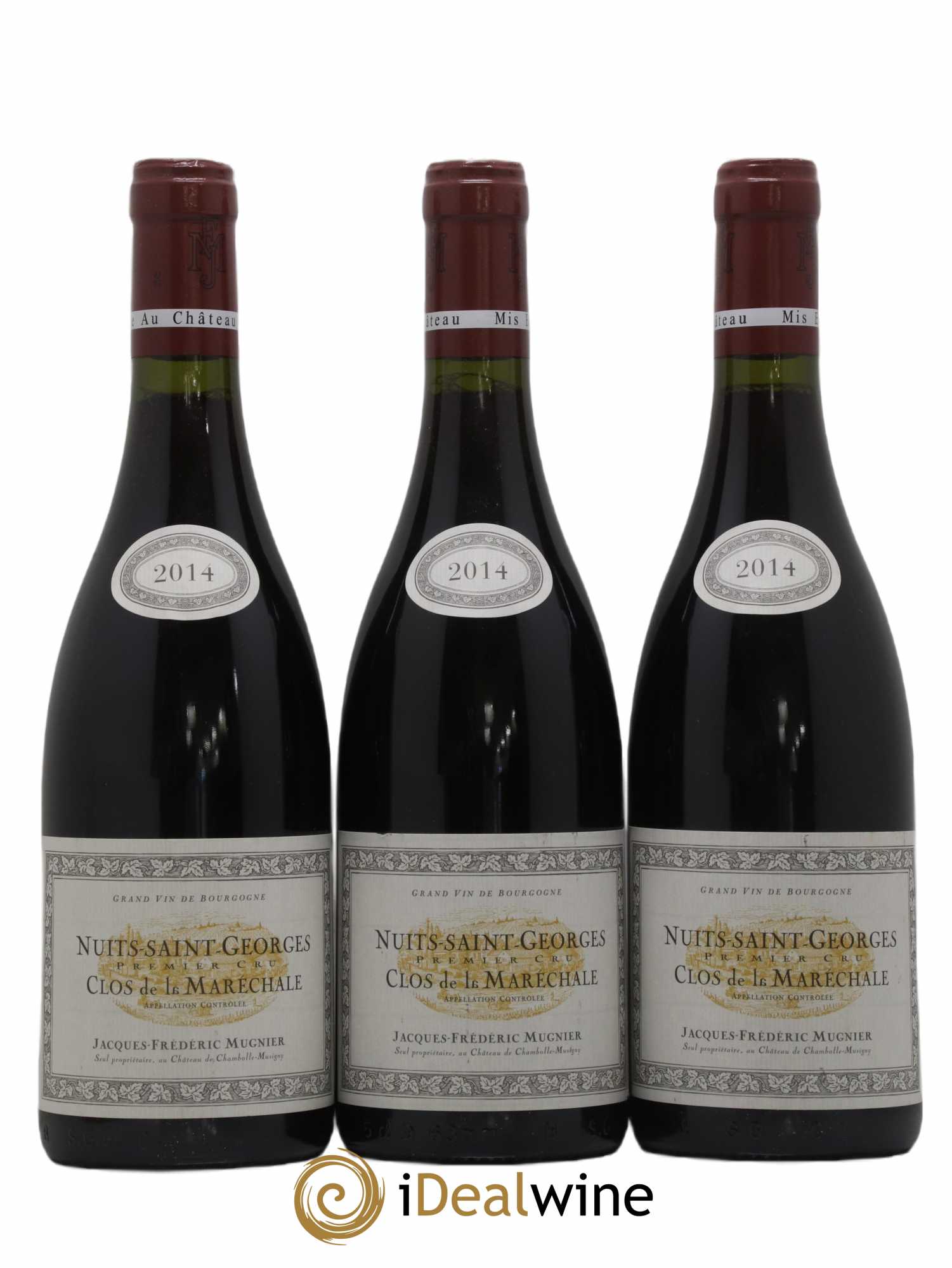 Nuits-Saint-Georges 1er Cru Clos de La Maréchale Jacques-Frédéric Mugnier 2014 - Lot de 3 bouteilles - 0