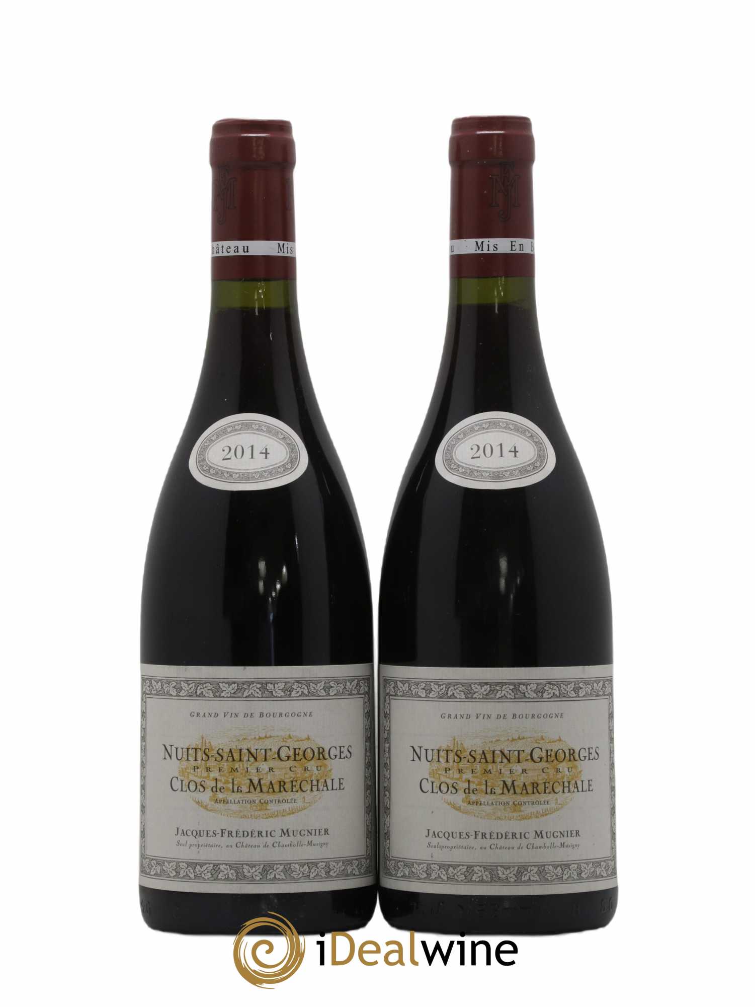 Nuits-Saint-Georges 1er Cru Clos de La Maréchale Jacques-Frédéric Mugnier 2014 - Lot de 2 bouteilles - 0