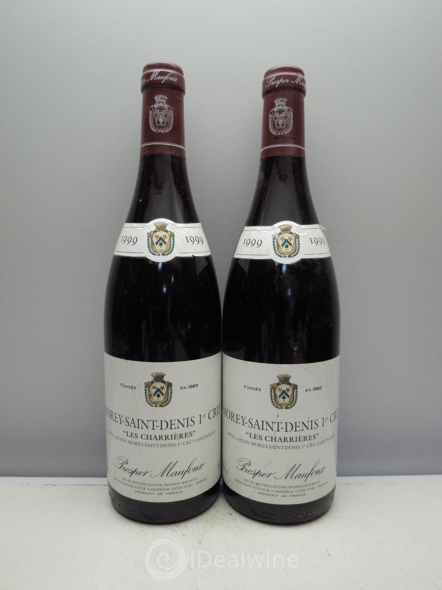 Morey-Saint-Denis 1er Cru Maufoux 1999 - Lot de 2 bouteilles - 0