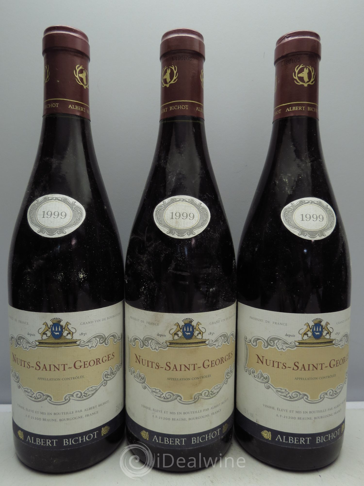 Nuits-Saint-Georges Albert Bichot 1999 - Lot de 3 bouteilles - 0