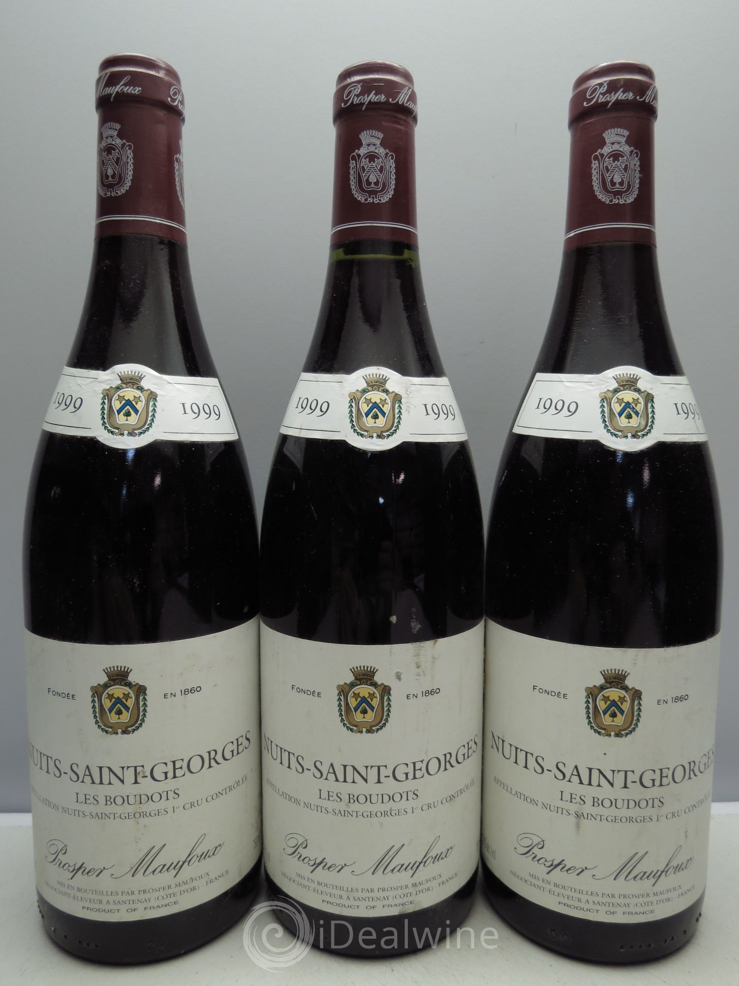 Nuits-Saint-Georges les Bouchots Prosper Maufoux 1999 - Posten von 3 Flaschen - 0