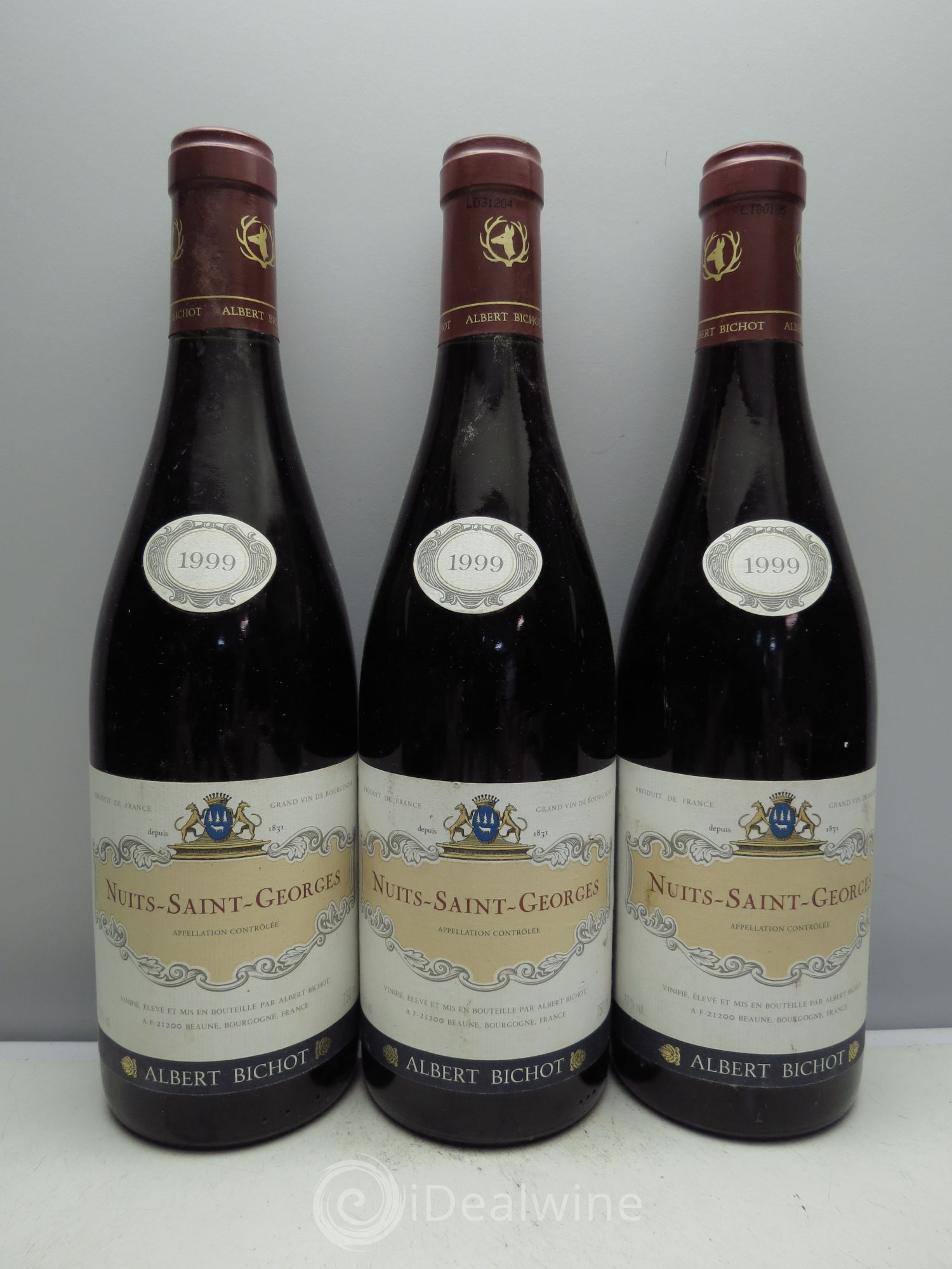 Nuits-Saint-Georges Albert Bichot 1999 - Lot de 3 bouteilles - 0