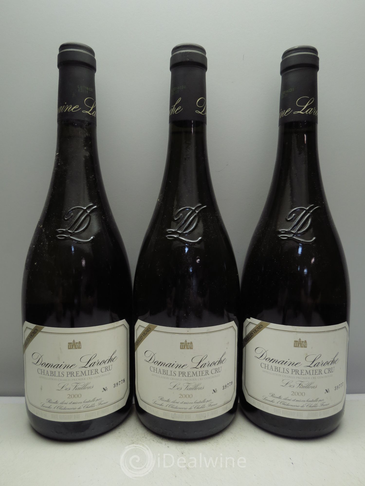 Chablis 1er Cru 2000 - Posten von 3 Flaschen - 0