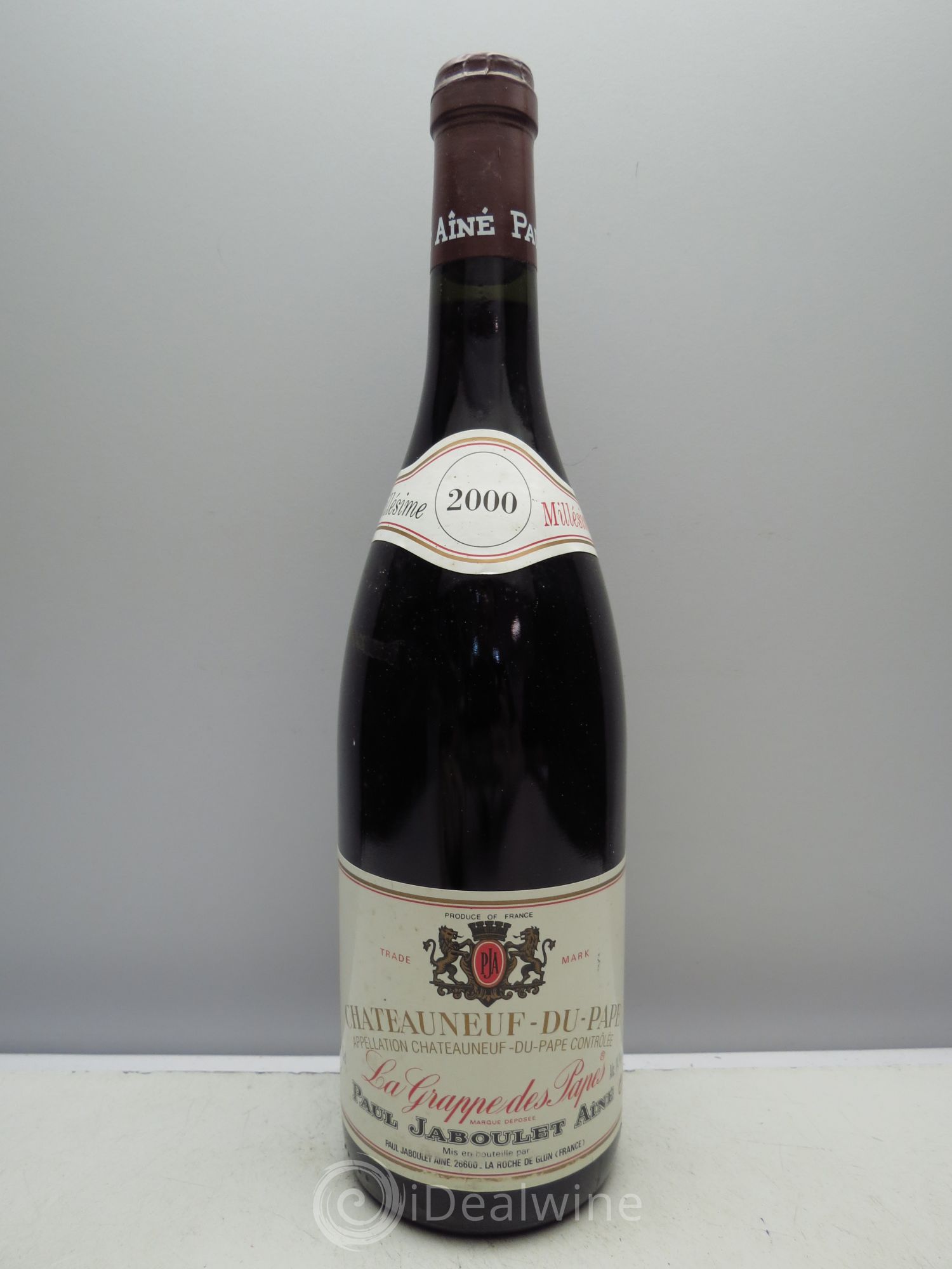 Châteauneuf-du-Pape la Grappe des Papes Jaboulet 2000 - Posten von 1 Flasche - 0