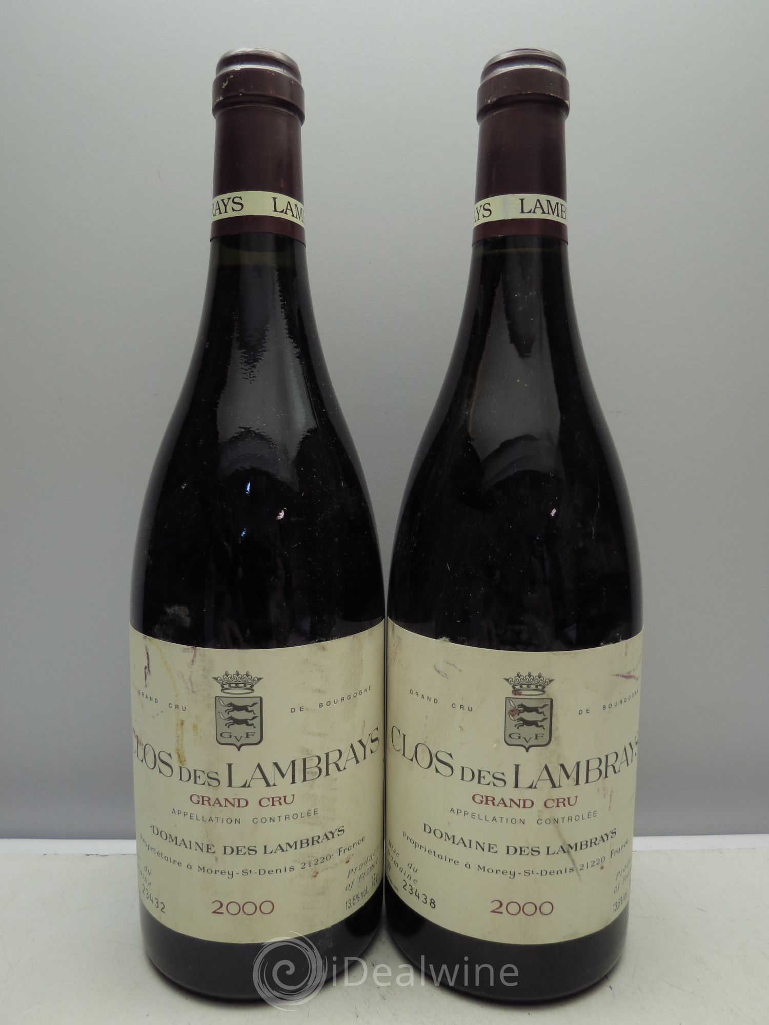 Clos des Lambrays Grand Cru Domaine des Lambrays 2000 - Lot de 2 bouteilles - 0