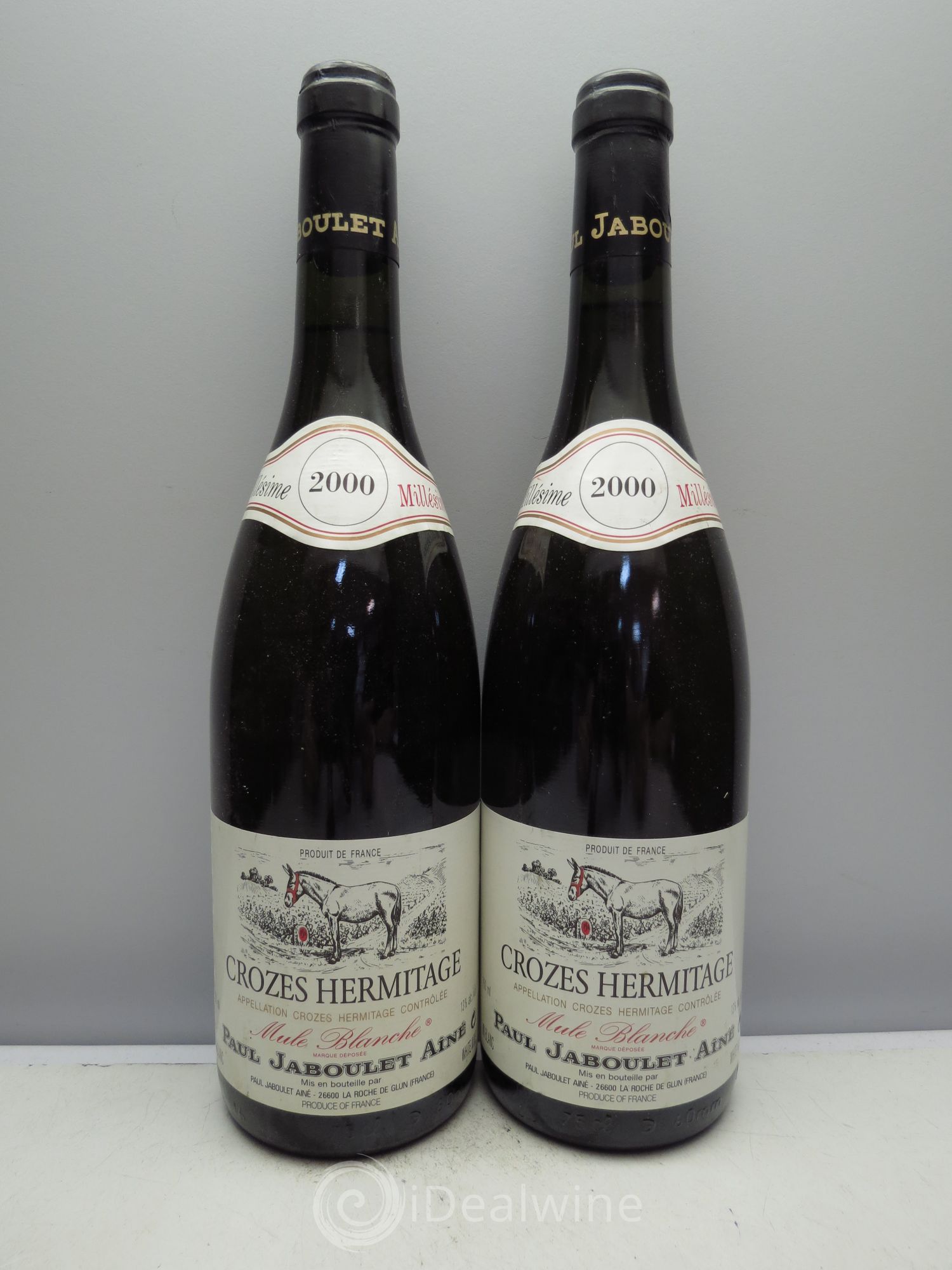 Crozes-Hermitage la Mule Blanche 2000 - Posten von 2 Flaschen - 0