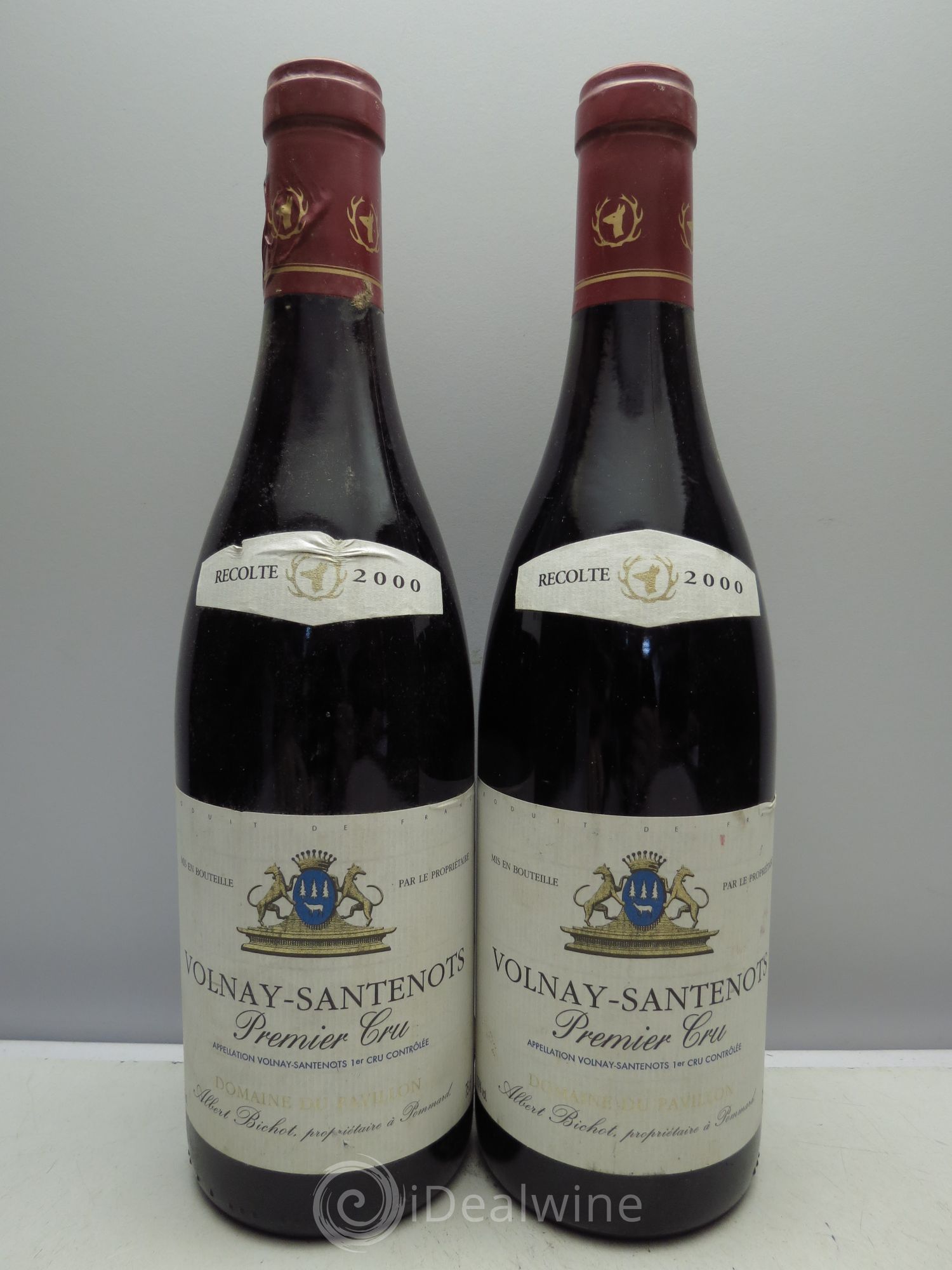 Volnay 1er Cru Domaine du Pavillon Bichot 2000 - Posten von 2 Flaschen - 0