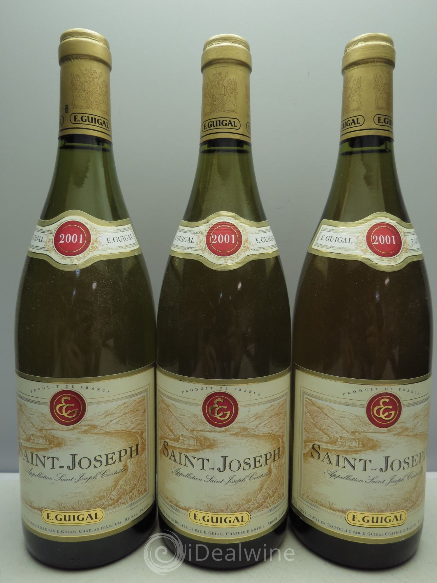 Saint-Joseph E.Guigal 2001 - Posten von 3 Flaschen - 0
