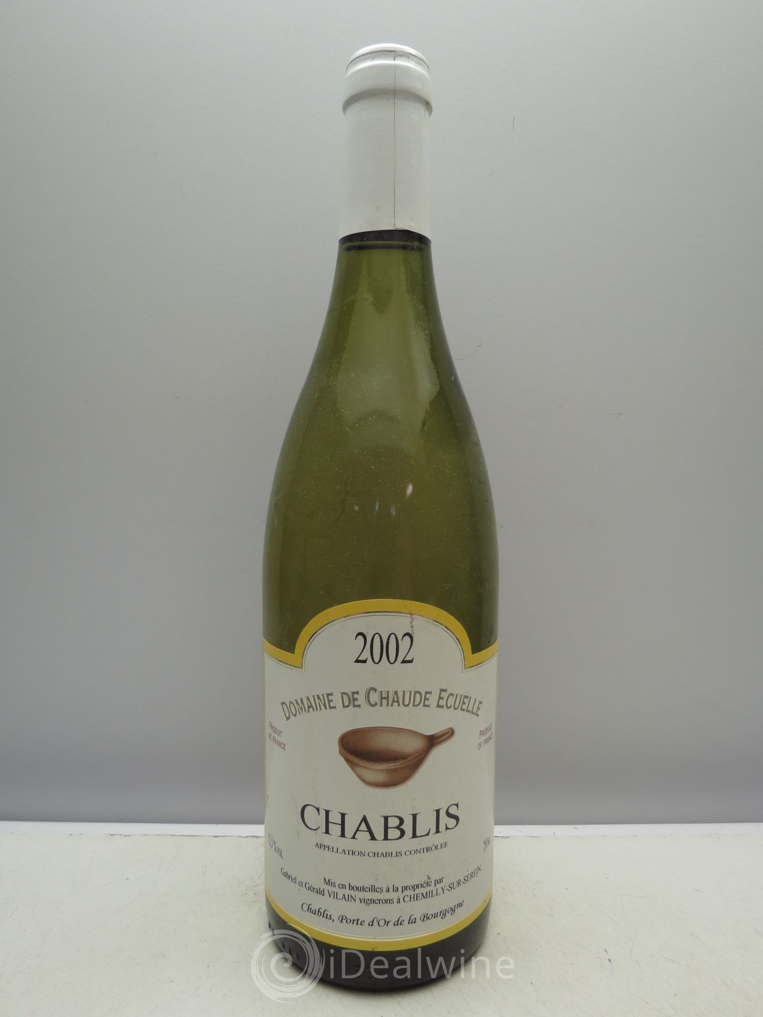 Chablis Domaine de Chaude Ecuelle Gabriel et Gérald Vilain 2002 - Posten von 1 Flasche - 0