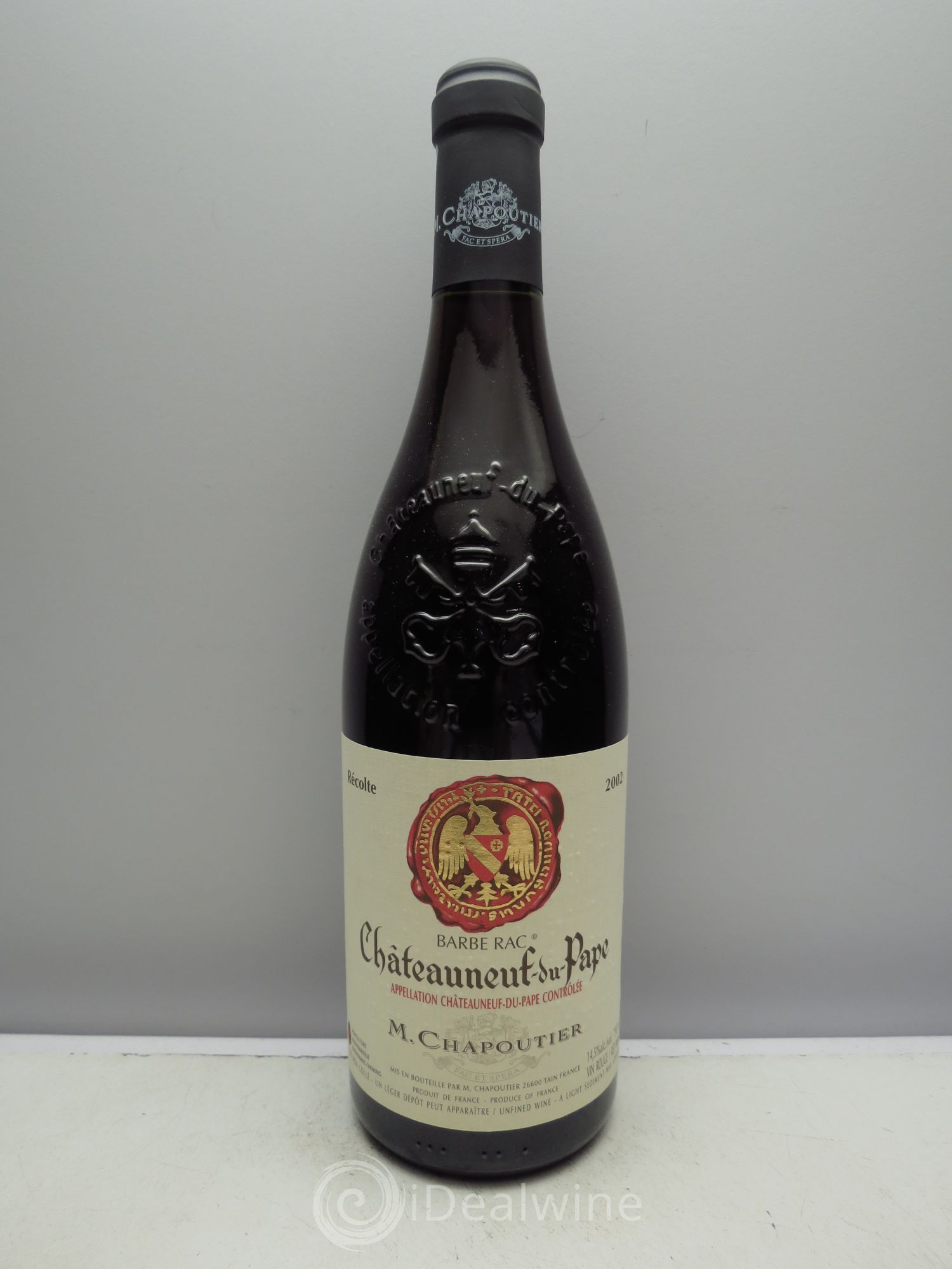 Châteauneuf-du-Pape Barbe Rac Chapoutier 2002 - Lot de 1 bouteille - 0