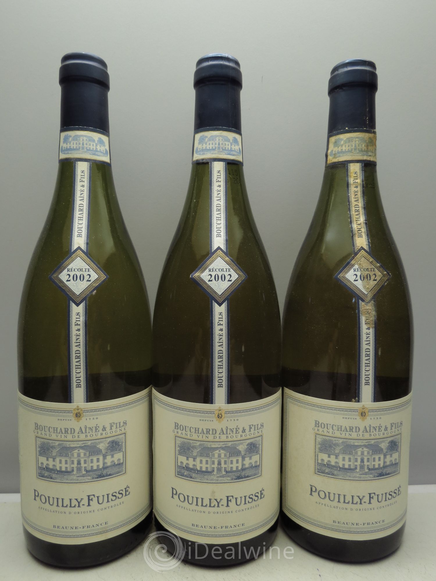 Pouilly-Fuissé Ainé et Fils 2002 - Posten von 3 Flaschen - 0