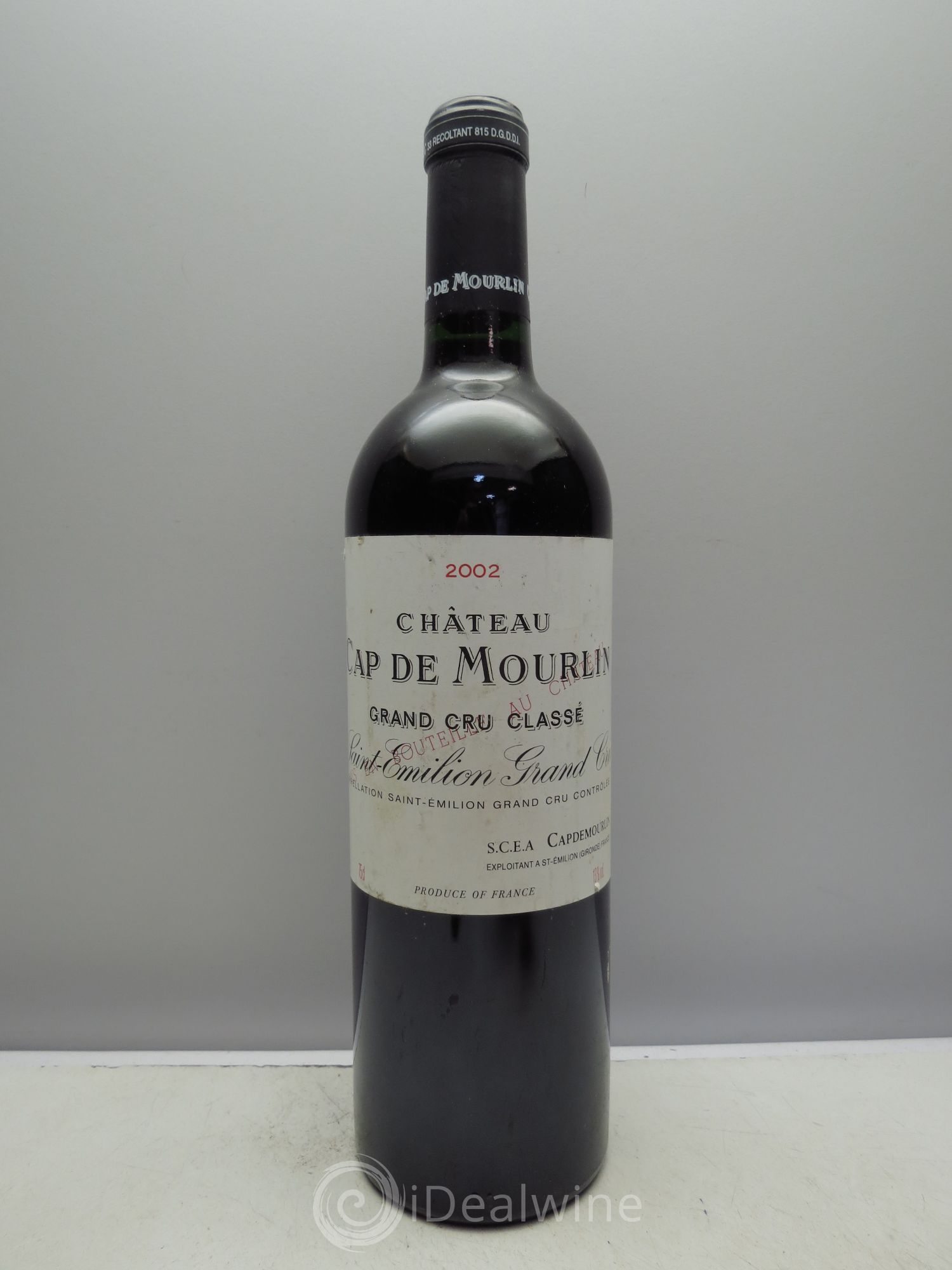 Château Cap de Mourlin Grand Cru Classé 2002 - Lot de 6 bouteilles - 0