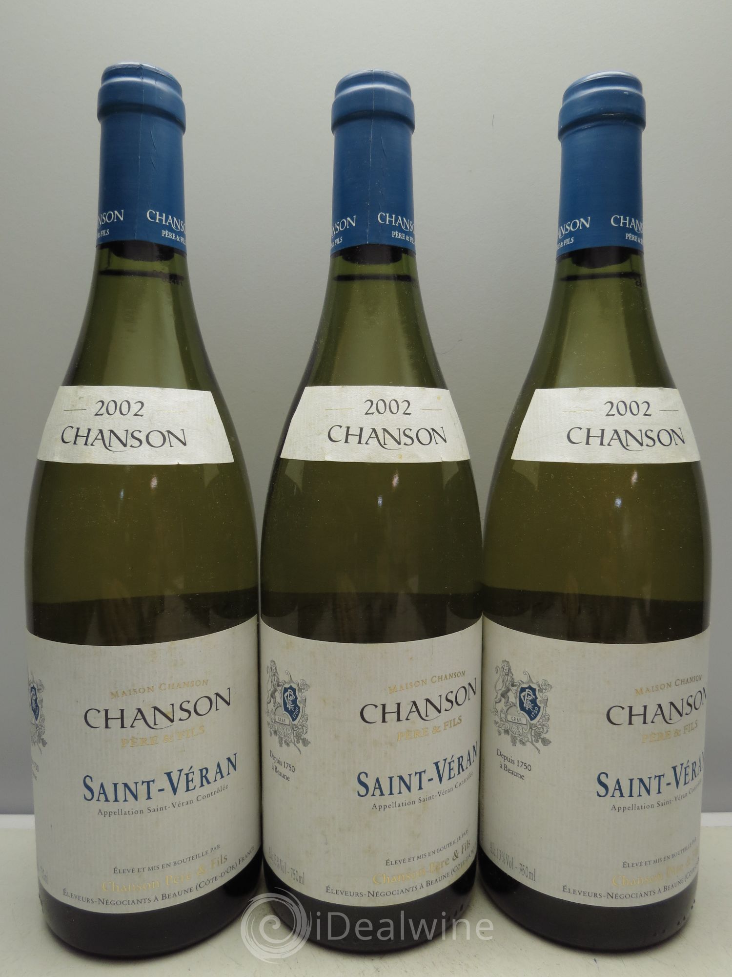 Saint-Véran Chanson 2002 - Lot de 3 bouteilles - 0